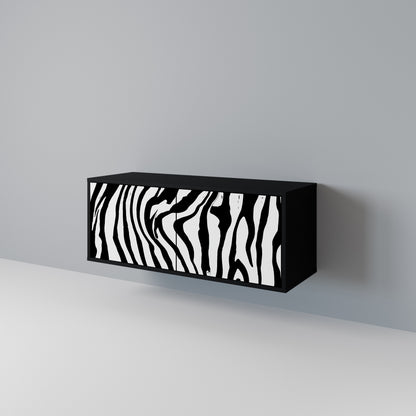 SPLENDID ZEBRA Kompaktes 2-türiges TV-Lowboard