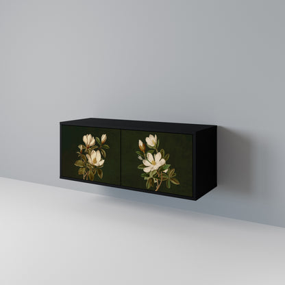 FLORAL NOIR Kompaktes 2-türiges TV-Lowboard