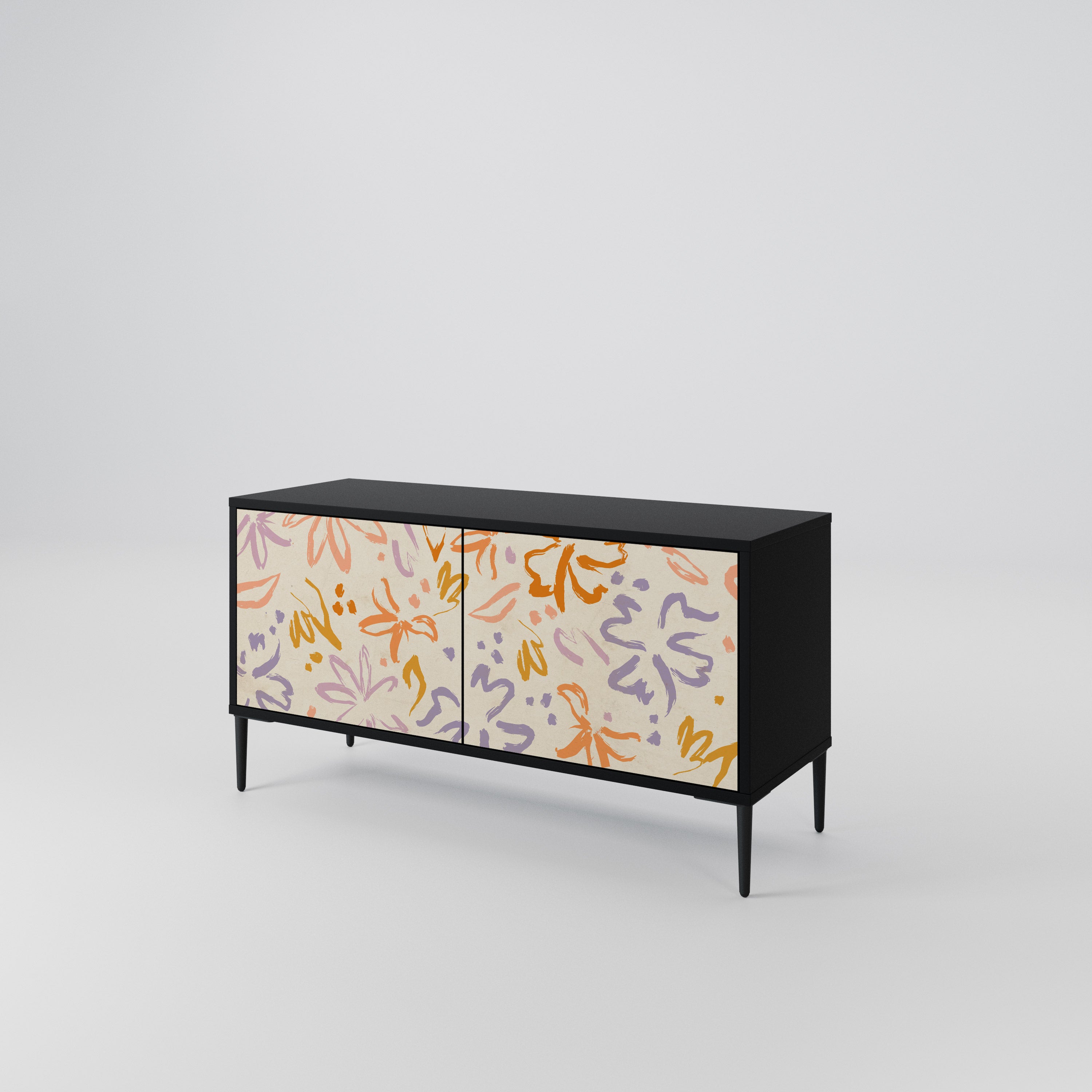 SPRING WHIMSY Compact 2-Door TV Cabinet