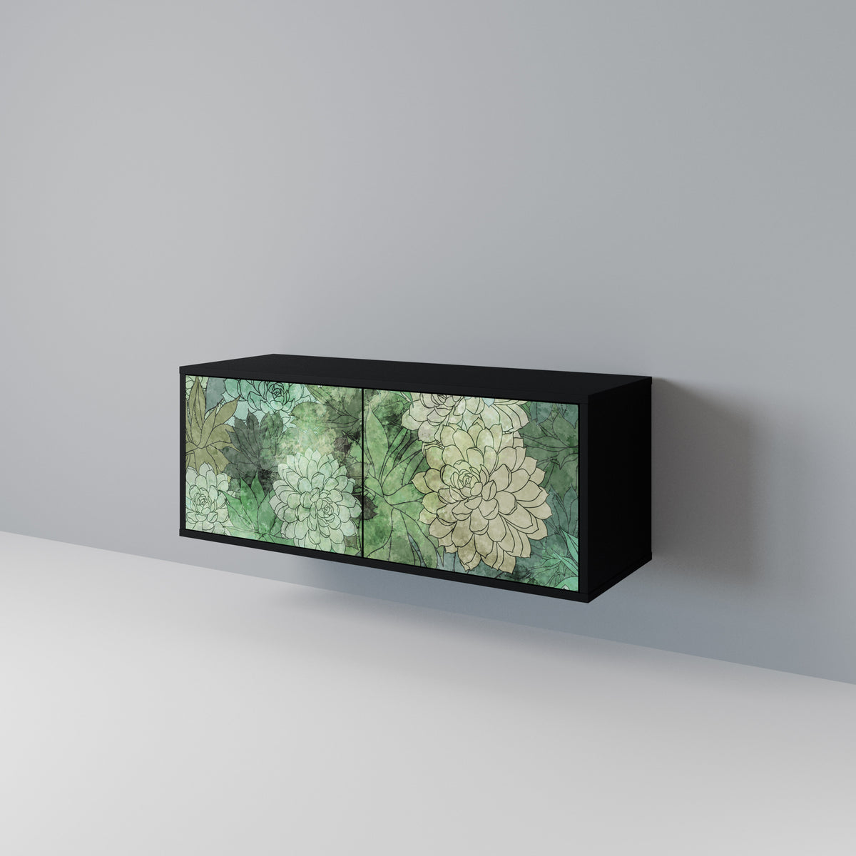 SUCCULENT CLUSTER Kompaktes 2-türiges TV-Lowboard