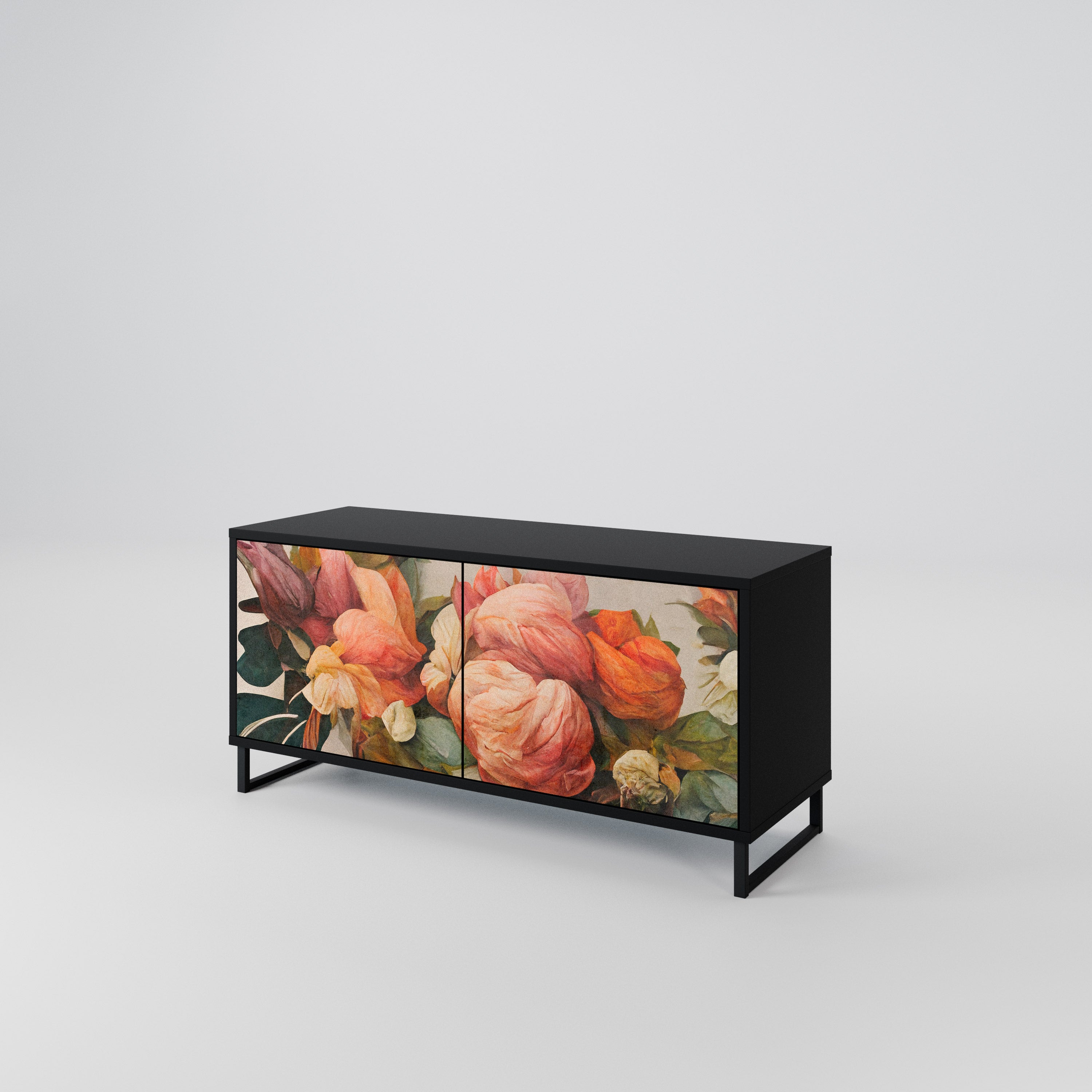 STYLISH BEAUTY Compact 2-Door TV Cabinet