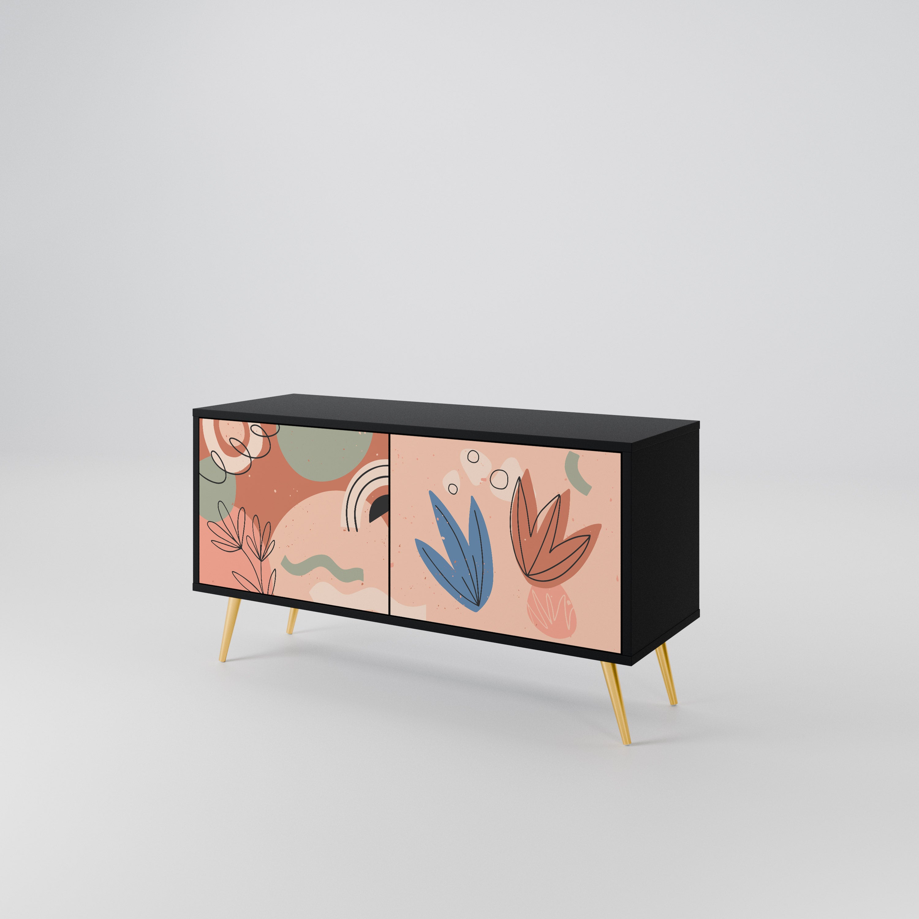 PASTEL DESTINY Compact 2-Door TV Cabinet