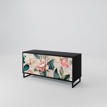 FLORAL GRACE Kompaktes 2-türiges TV-Lowboard