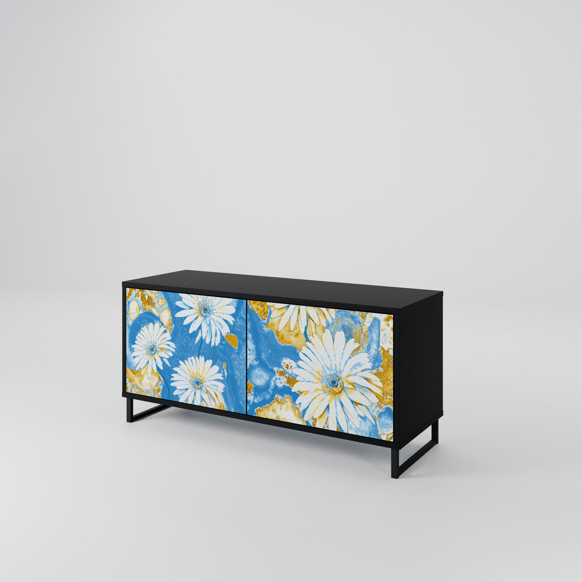 DAISY LUXE Kompaktes 2-türiges TV-Lowboard