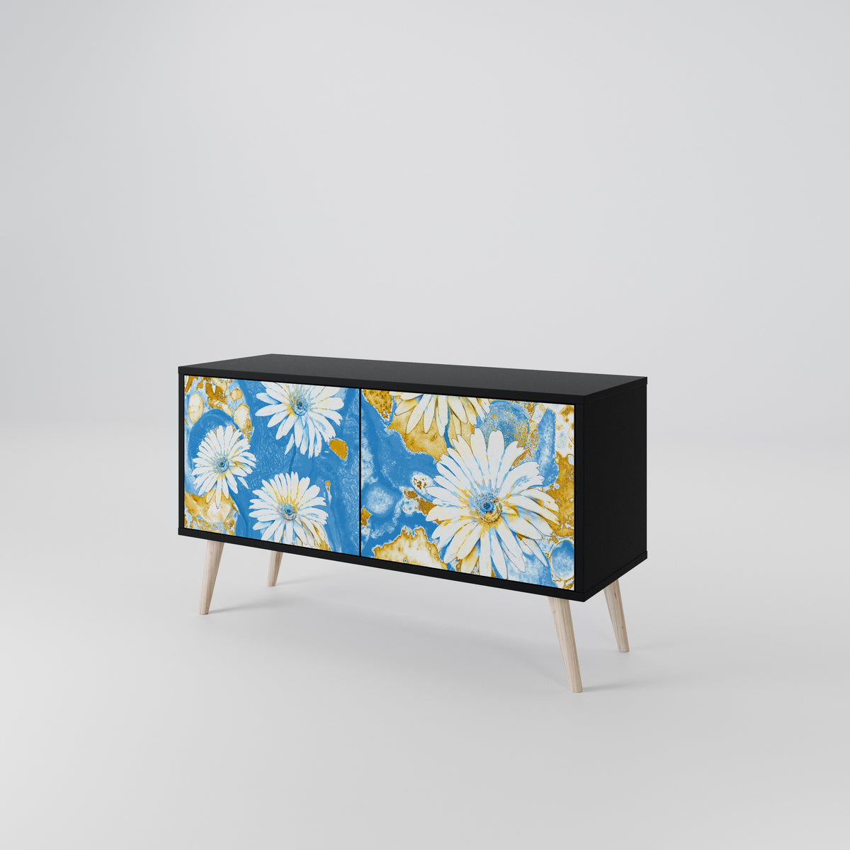 DAISY LUXE Kompaktes 2-türiges TV-Lowboard