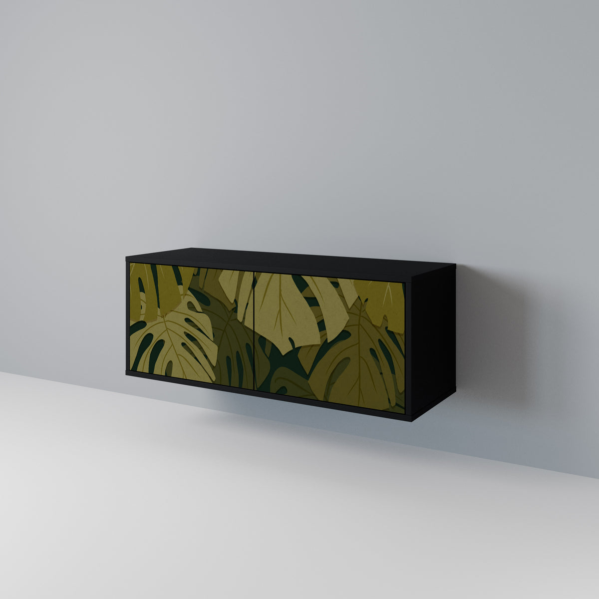 TROPICAL BEAUTY Kompaktes 2-türiges TV-Lowboard