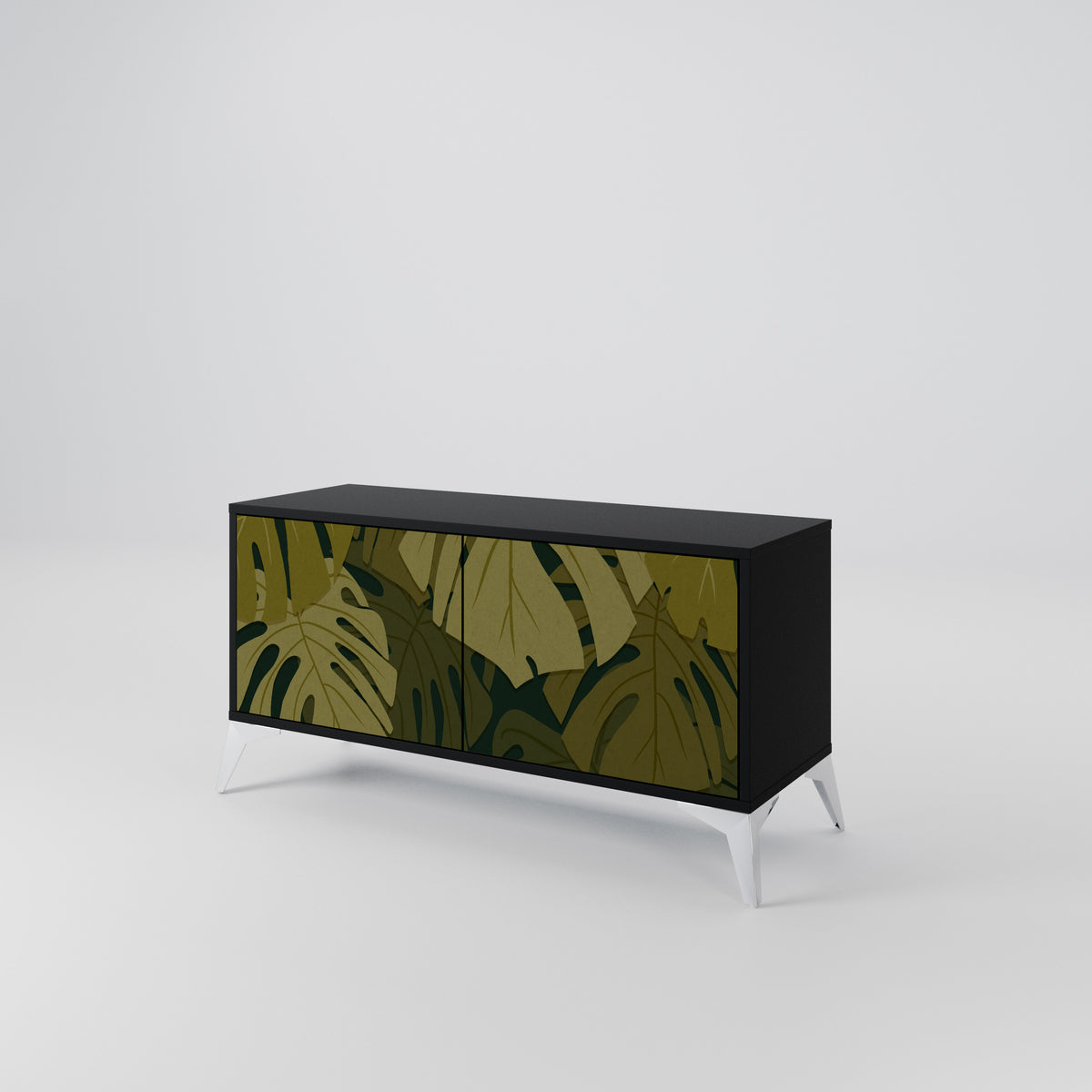 TROPICAL BEAUTY Kompaktes 2-türiges TV-Lowboard