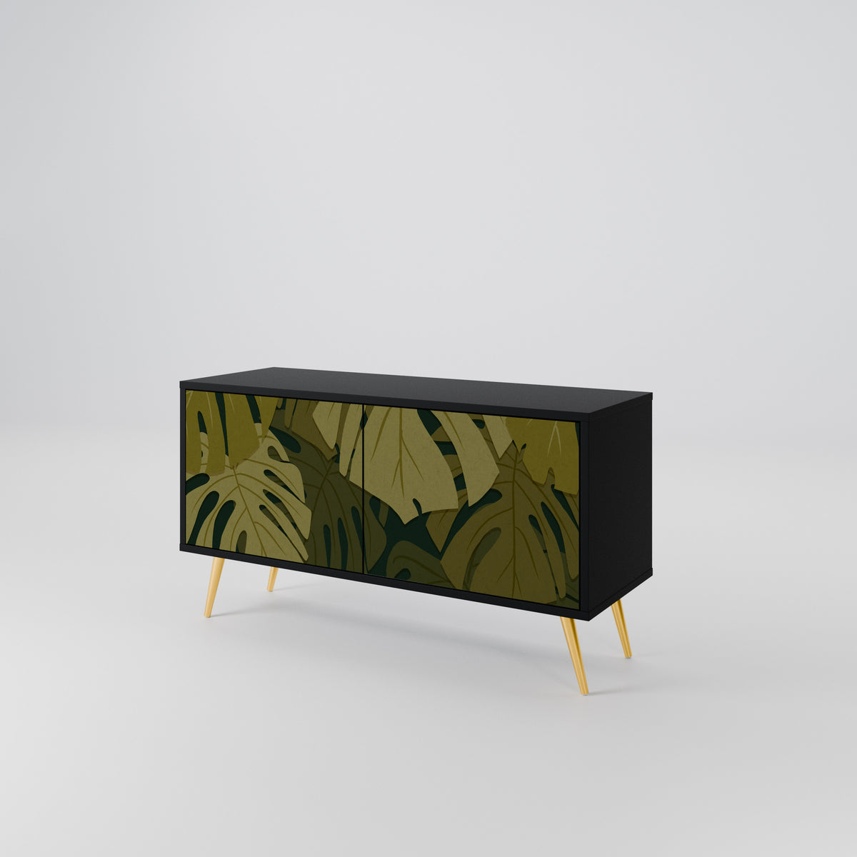TROPICAL BEAUTY Kompaktes 2-türiges TV-Lowboard