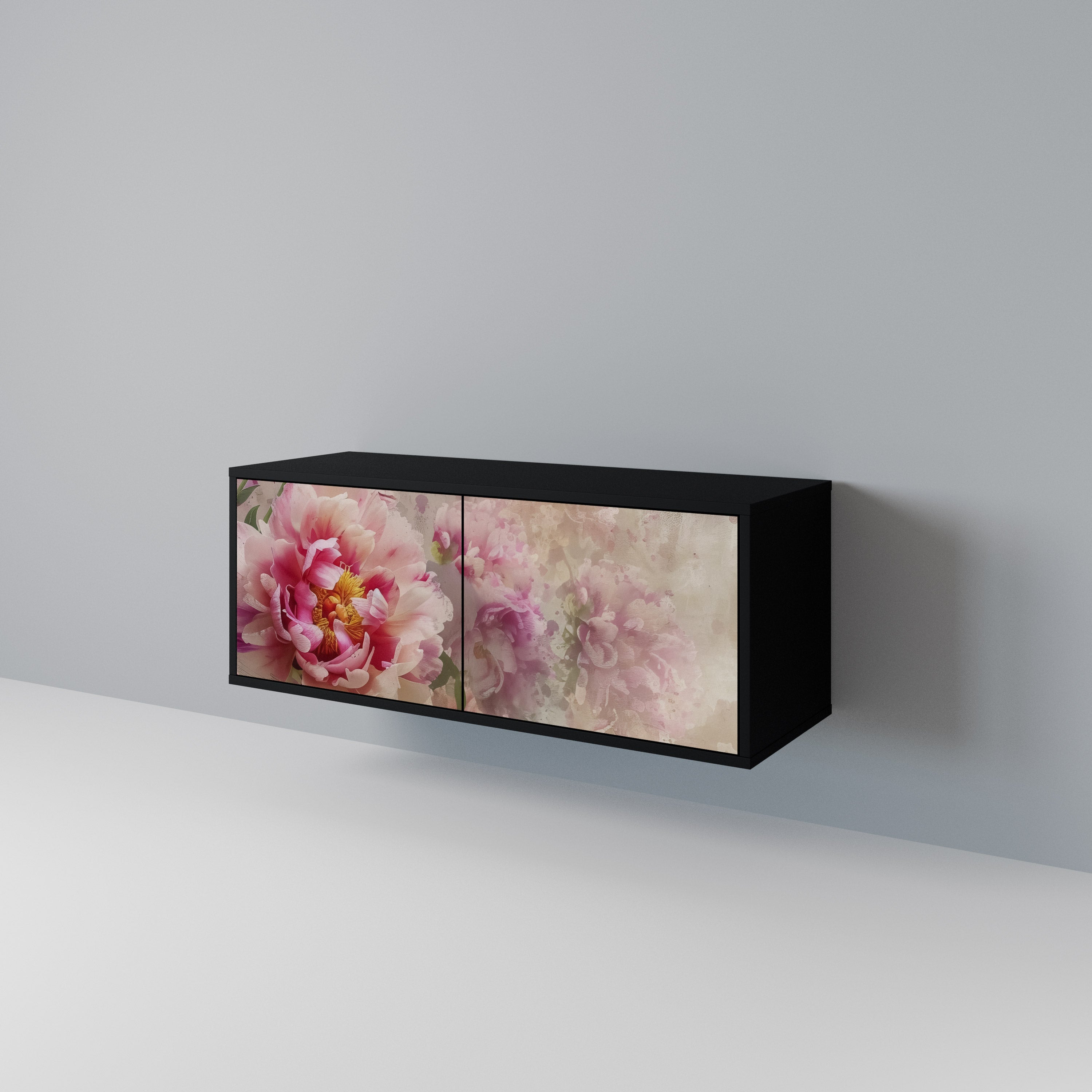 PEONY WHISPER Compact 2-Door TV Cabinet