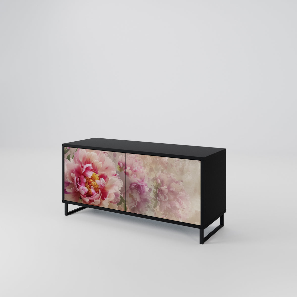 PEONY WHISPER Kompaktes 2-türiges TV-Lowboard