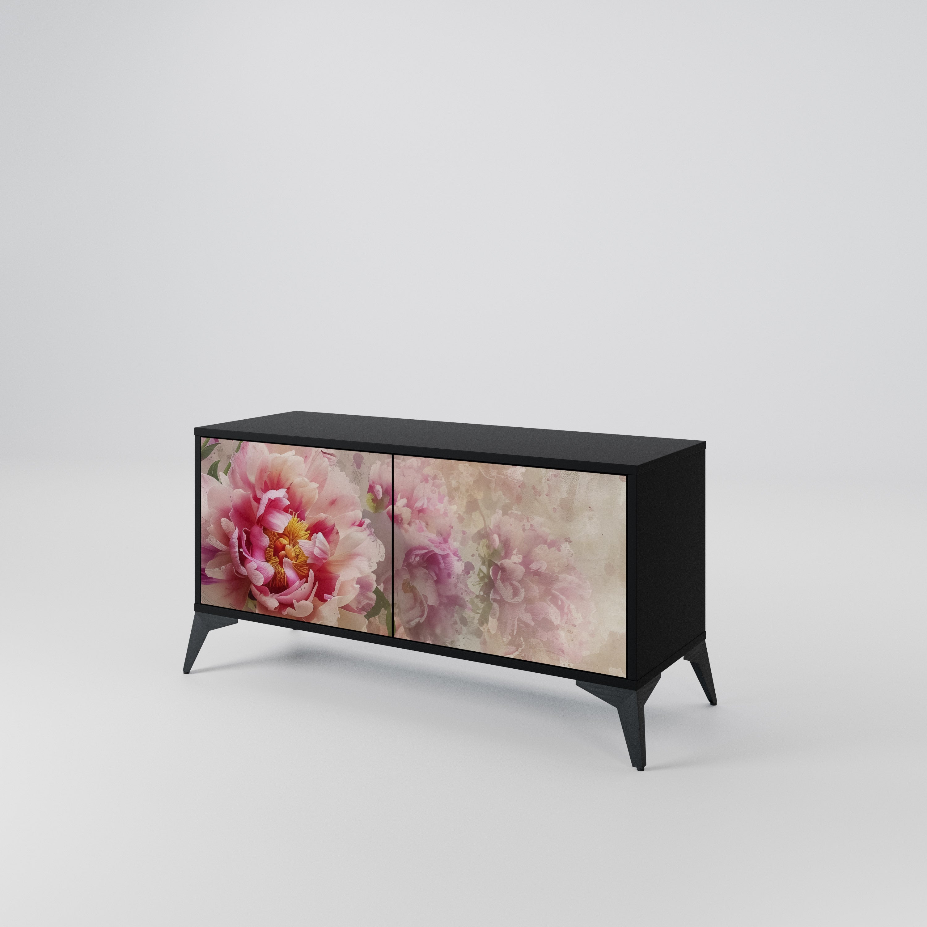 PEONY WHISPER Compact 2-Door TV Cabinet