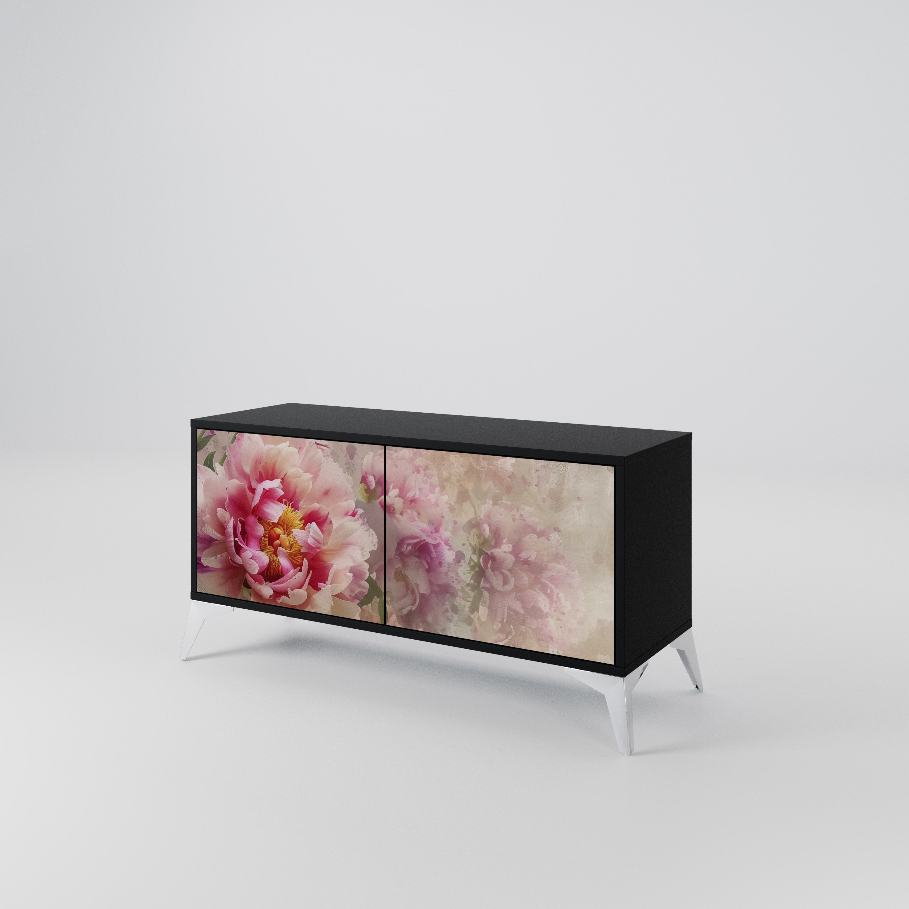 PEONY WHISPER Compact 2-Door TV Cabinet