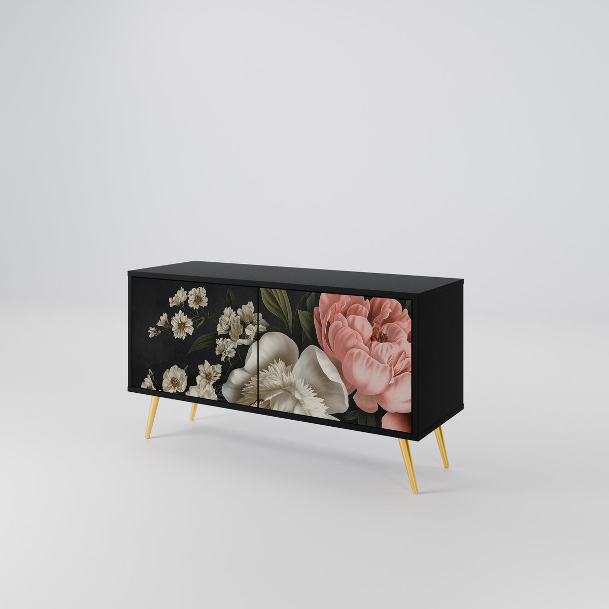 LUSH ELEGANCE Kompaktes 2-türiges TV-Lowboard