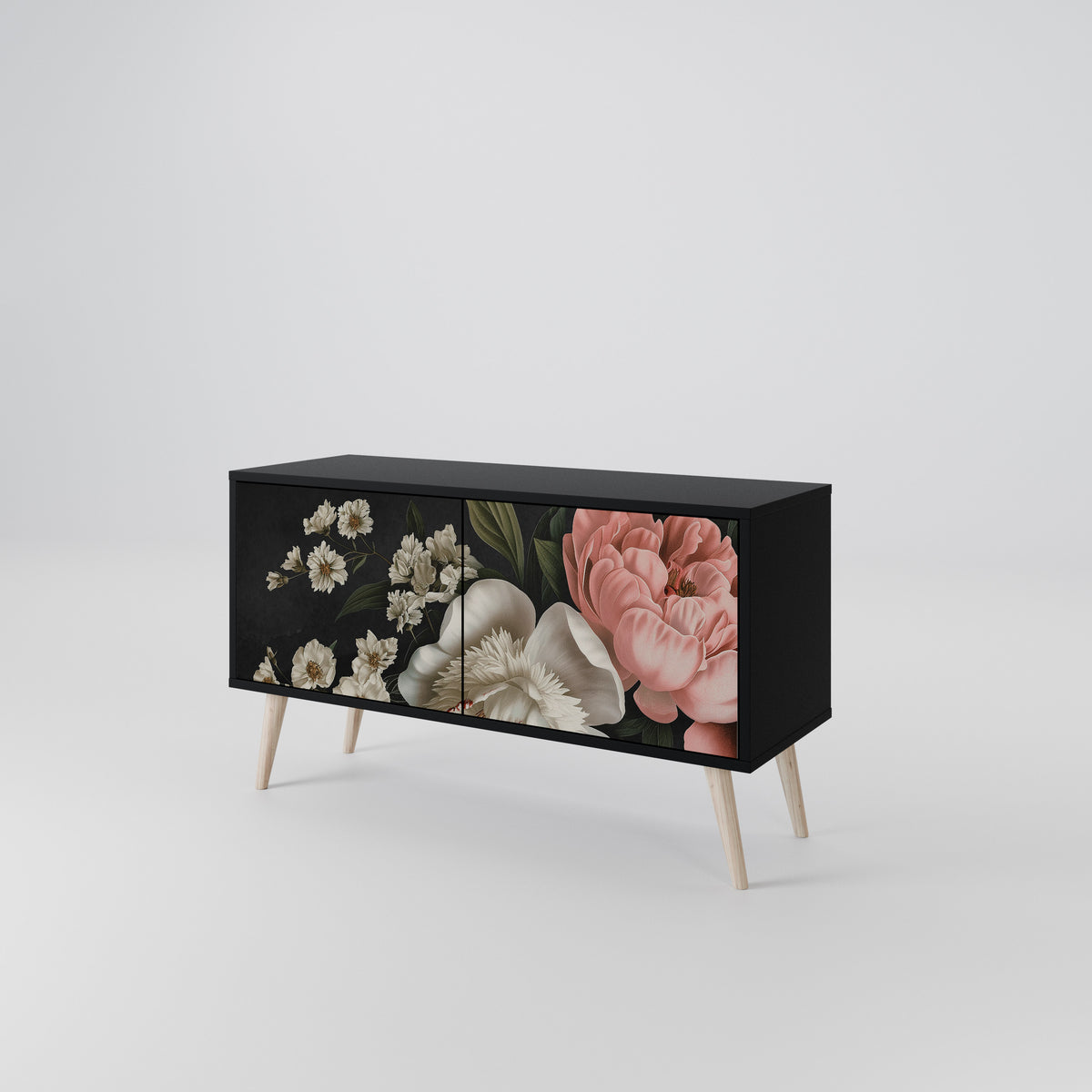 LUSH ELEGANCE Kompaktes 2-türiges TV-Lowboard
