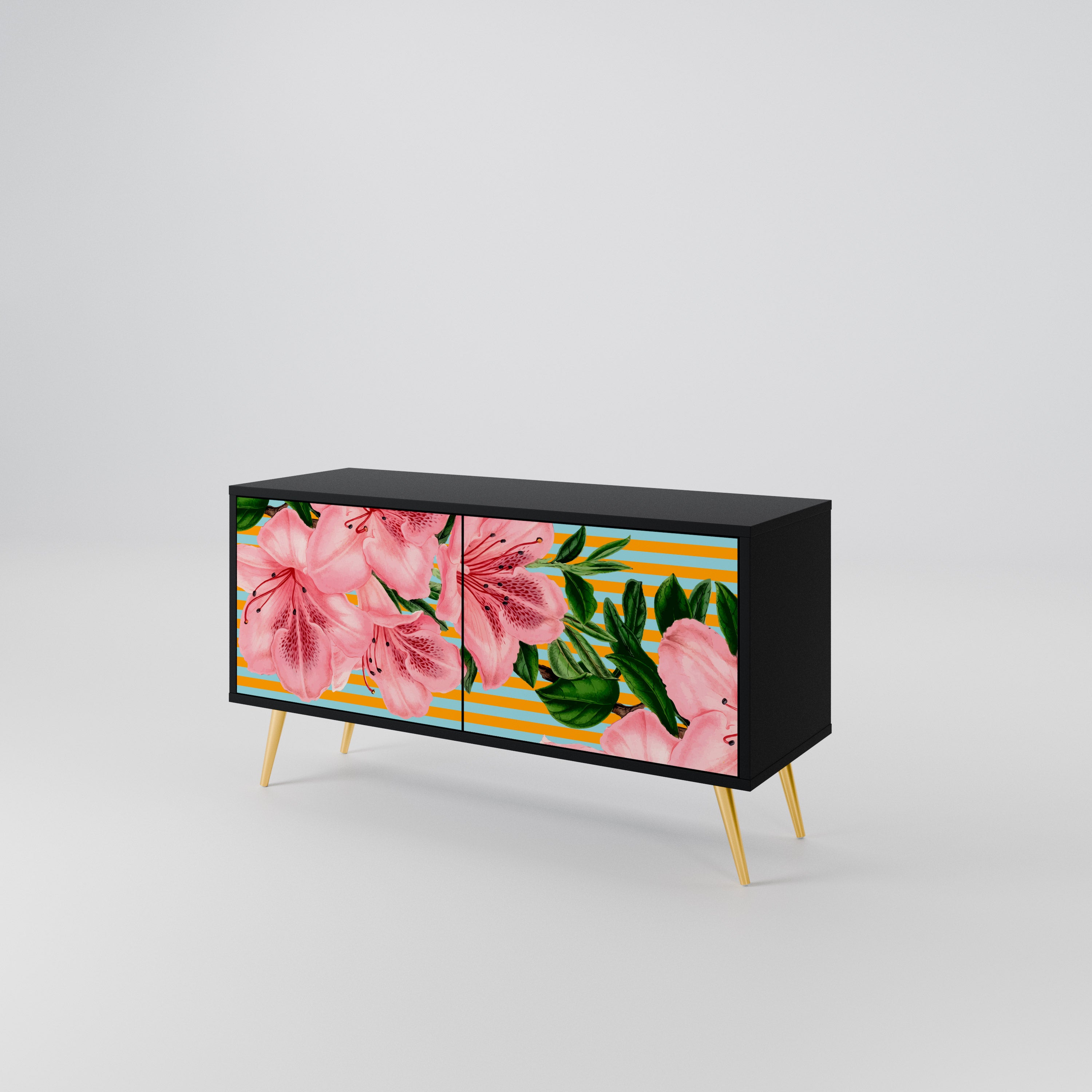 FRAGILE BEAUTY Compact 2-Door TV Cabinet