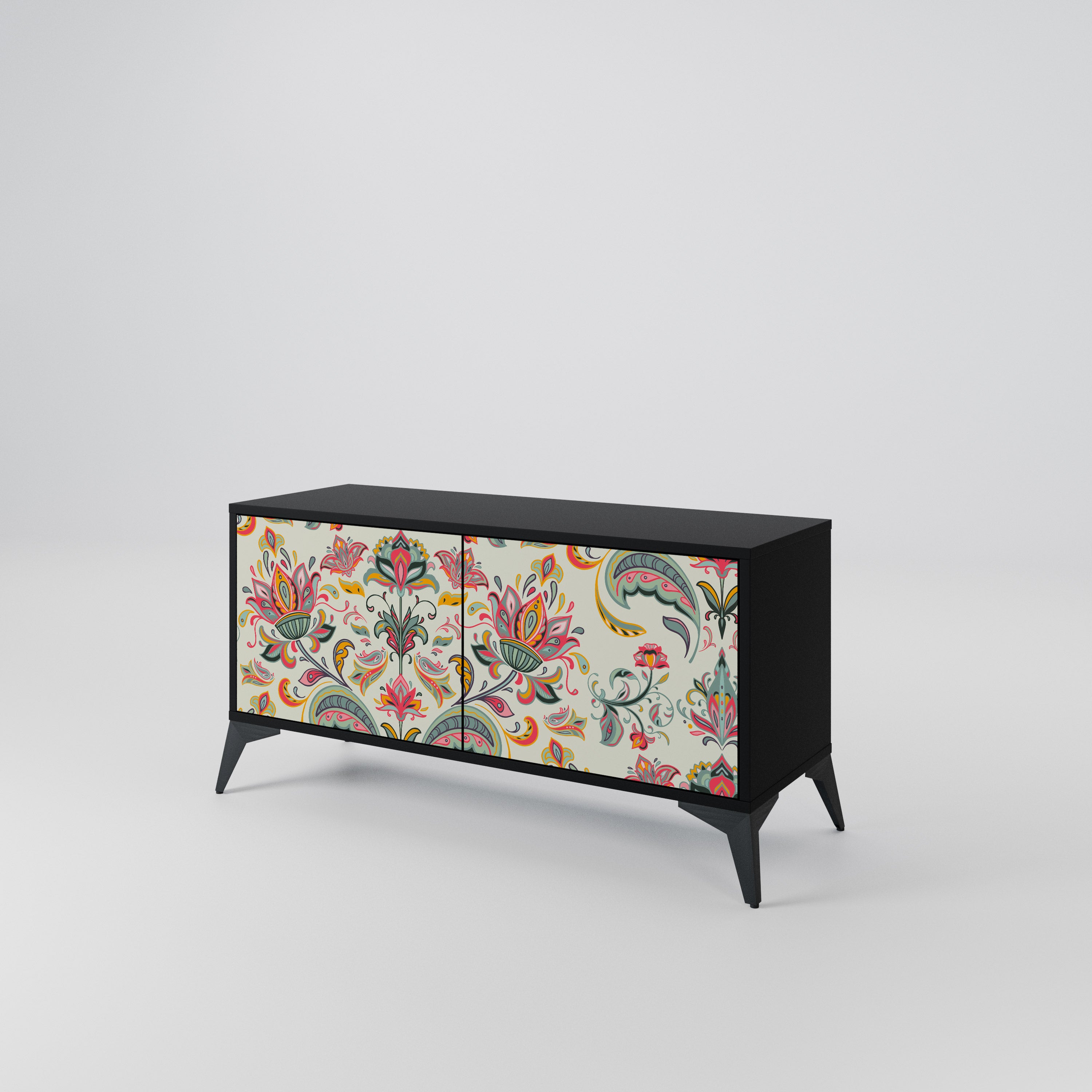 ORGANIC FOLKLORE Compact 2-Door TV Cabinet