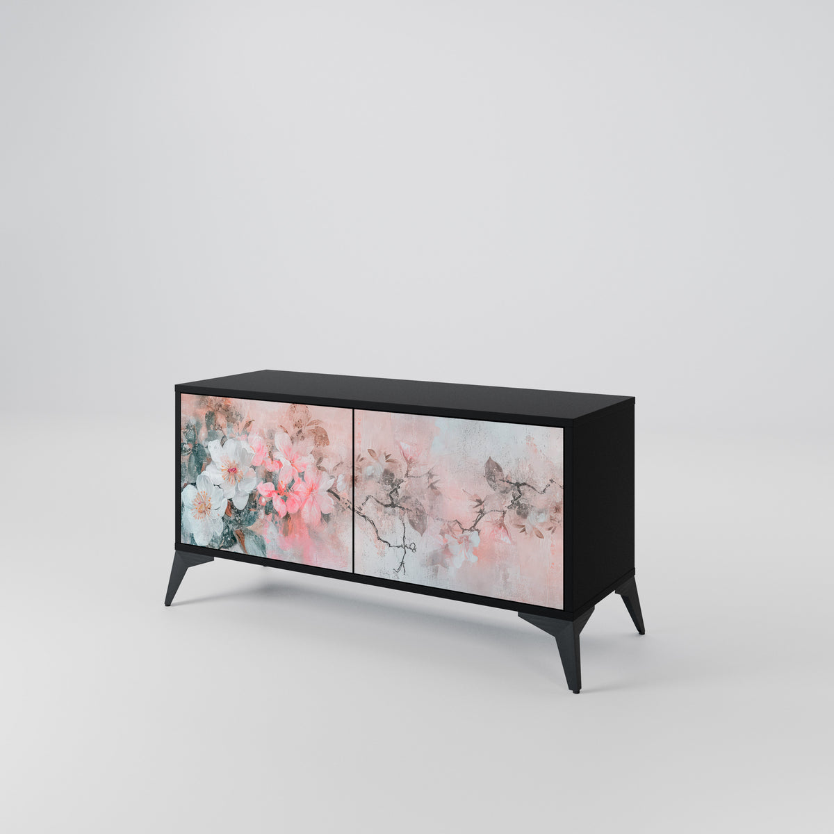 CHERRY BLOSSOM Kompaktes 2-türiges TV-Lowboard