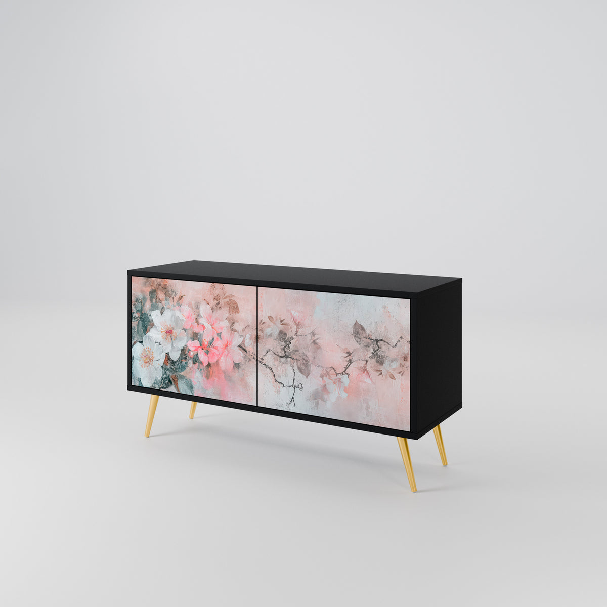 CHERRY BLOSSOM Kompaktes 2-türiges TV-Lowboard