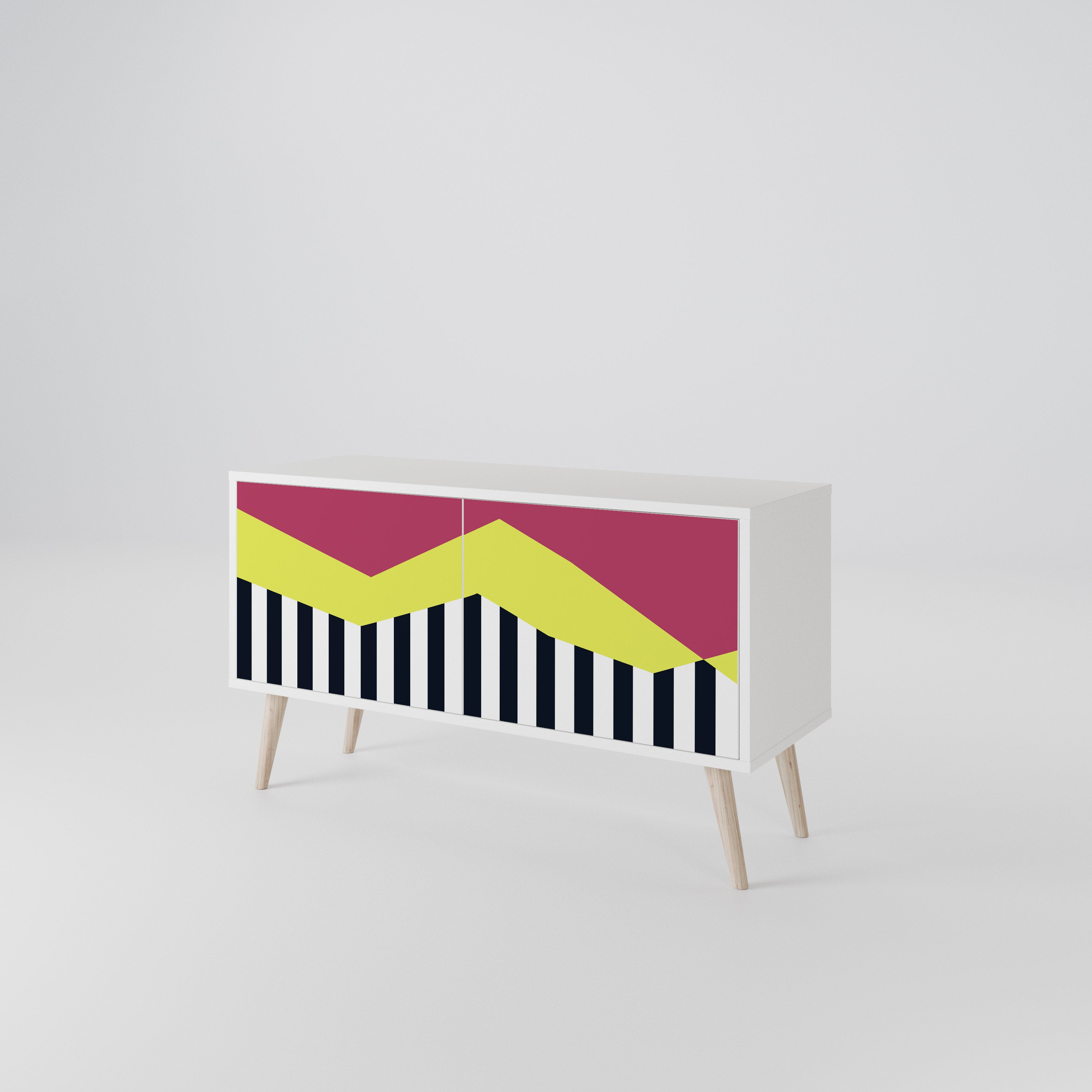 PIANO FANTASY Kompaktes 2-türiges TV-Lowboard