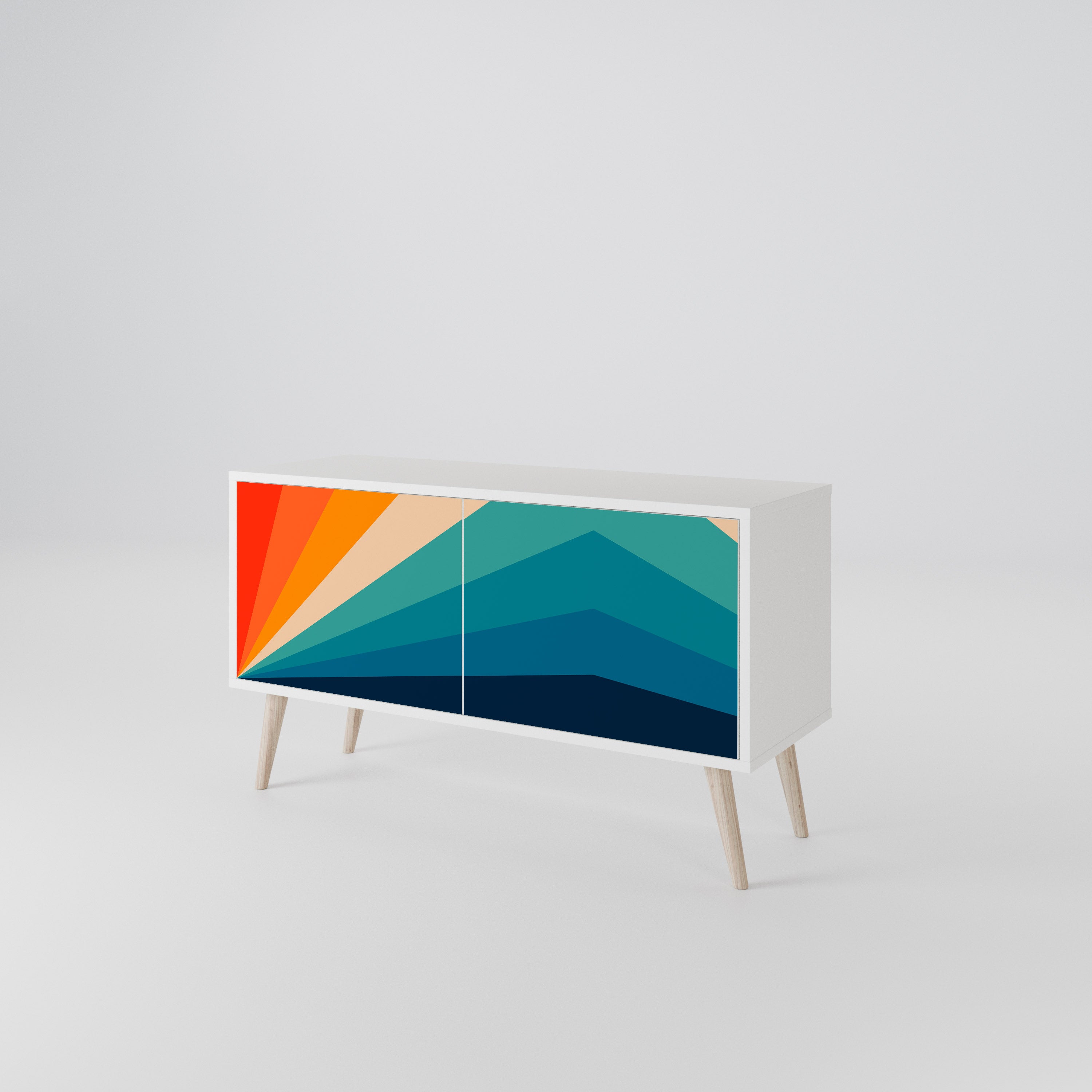PRISM CONCUSSION Kompaktes 2-türiges TV-Lowboard