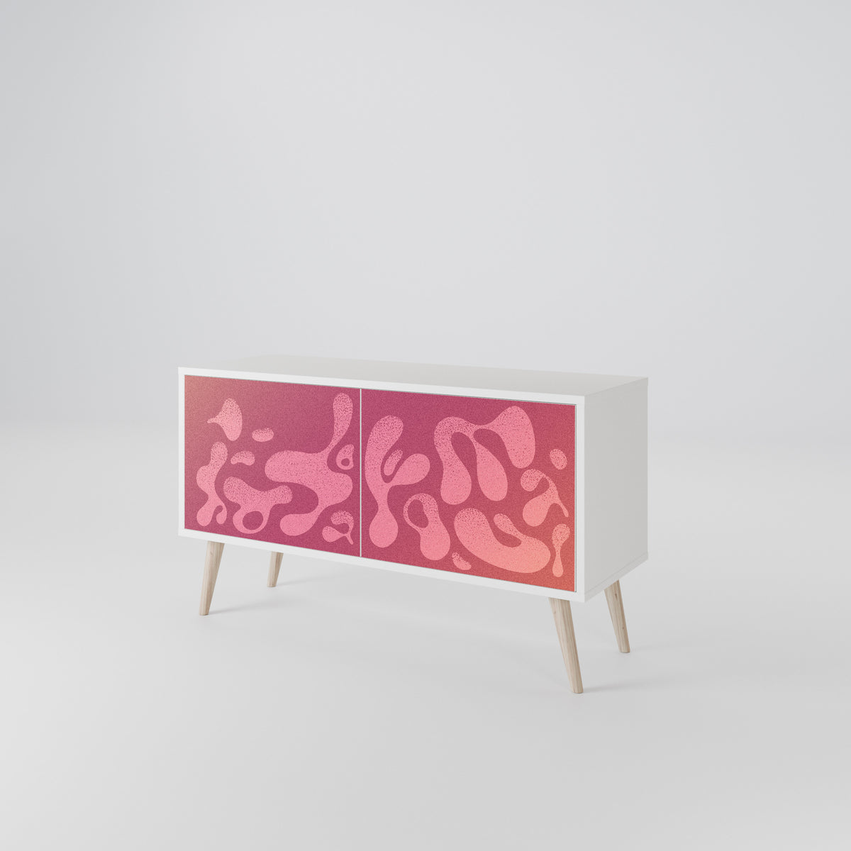 IRREGULAR PINK Kompaktes 2-türiges TV-Lowboard