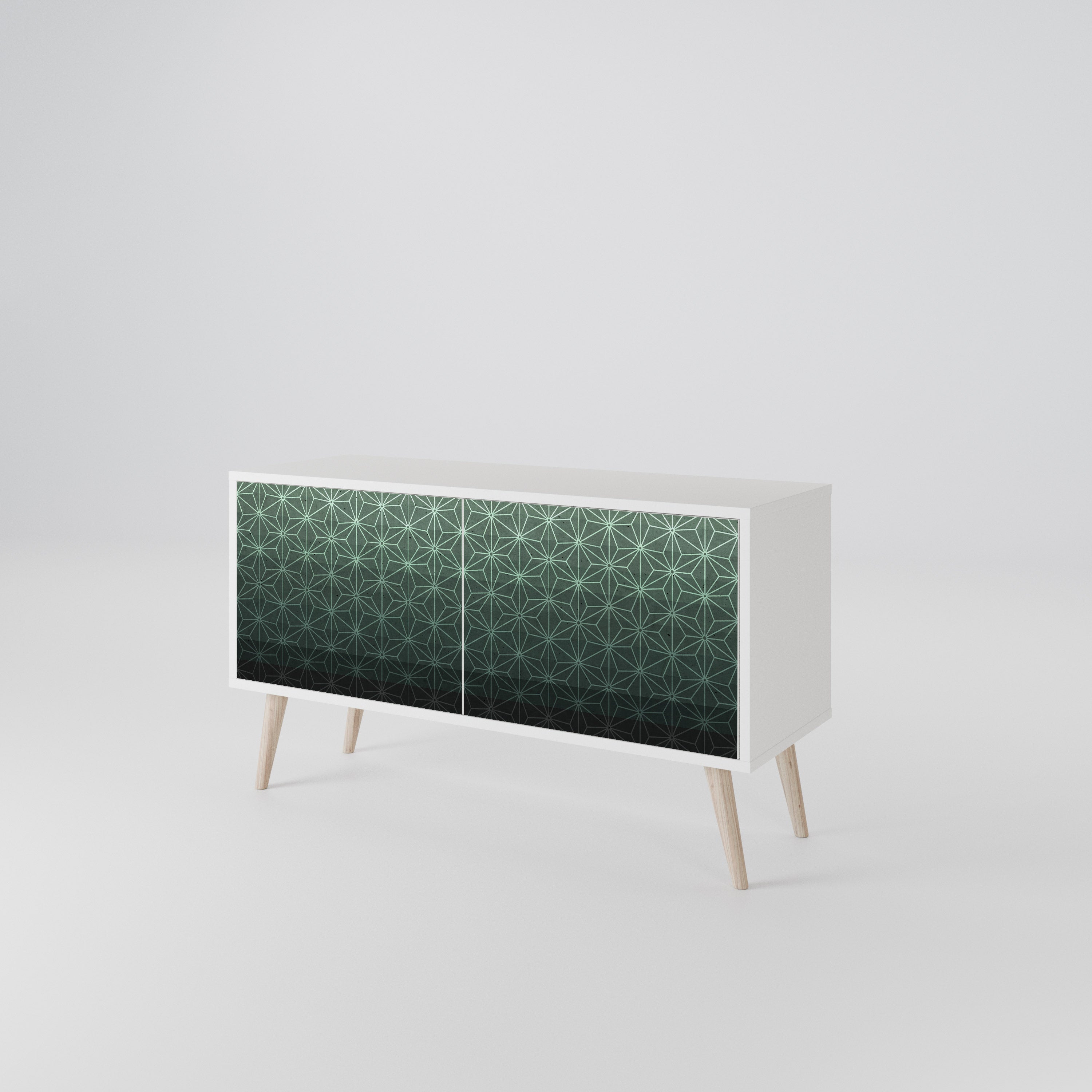 ORNAMENTAL GLIMMER Kompaktes 2-türiges TV-Lowboard
