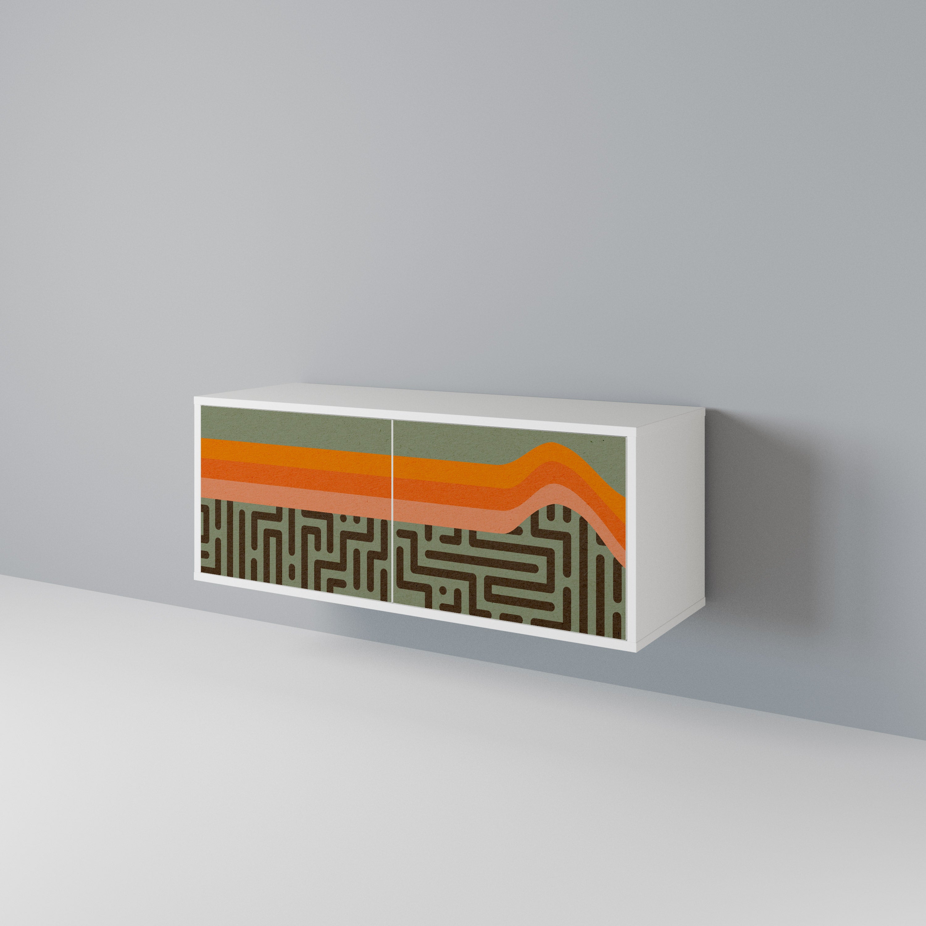 SIMPLE SOLUTIONS Compact 2-Door TV Cabinet