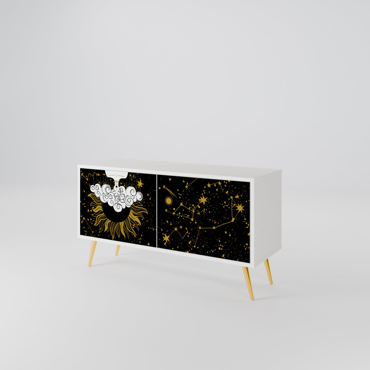 STELLAR CONSTELLATIONS Compact 2-Door TV Cabinet