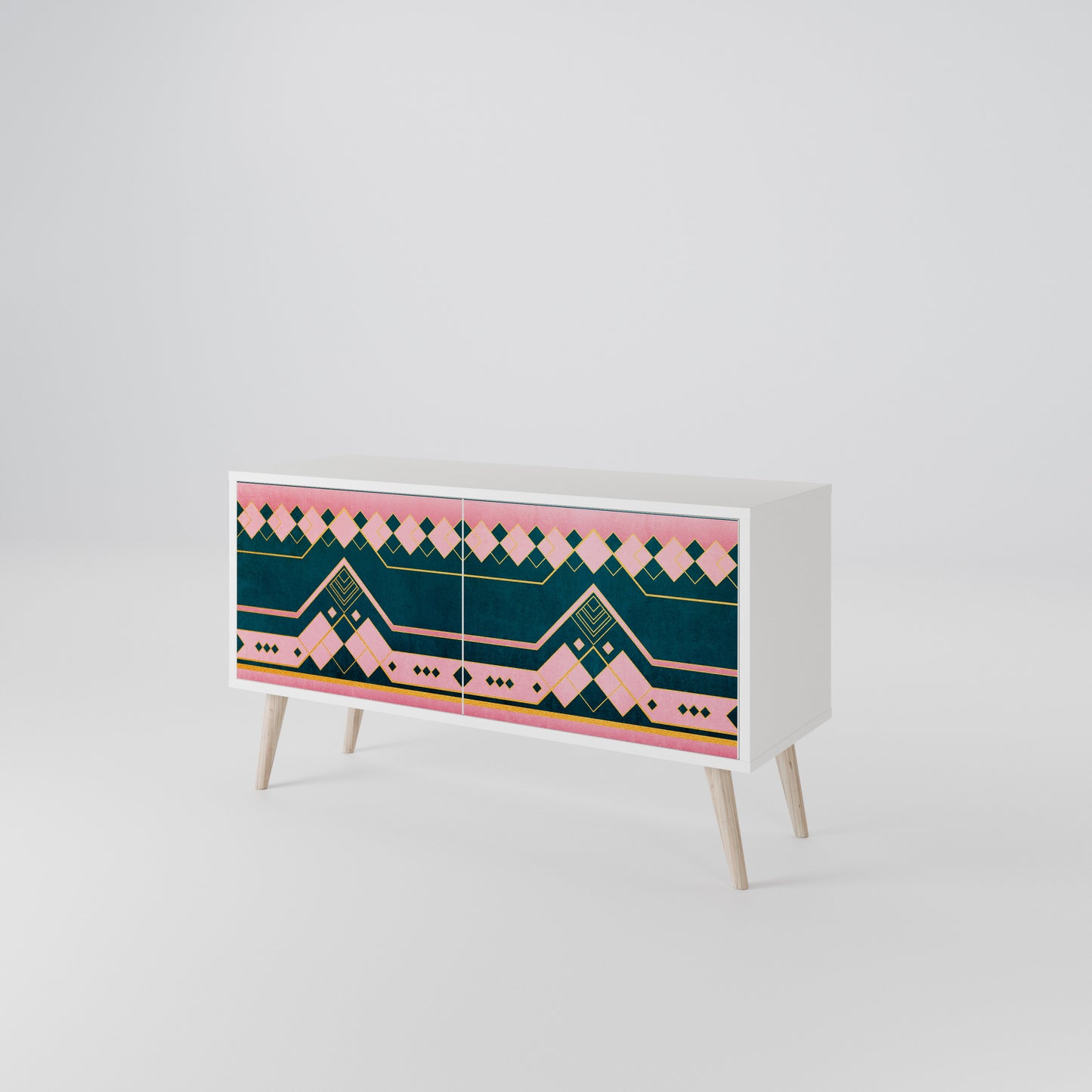 ROYAL COMPOSITION Compact 2-Door TV Cabinet