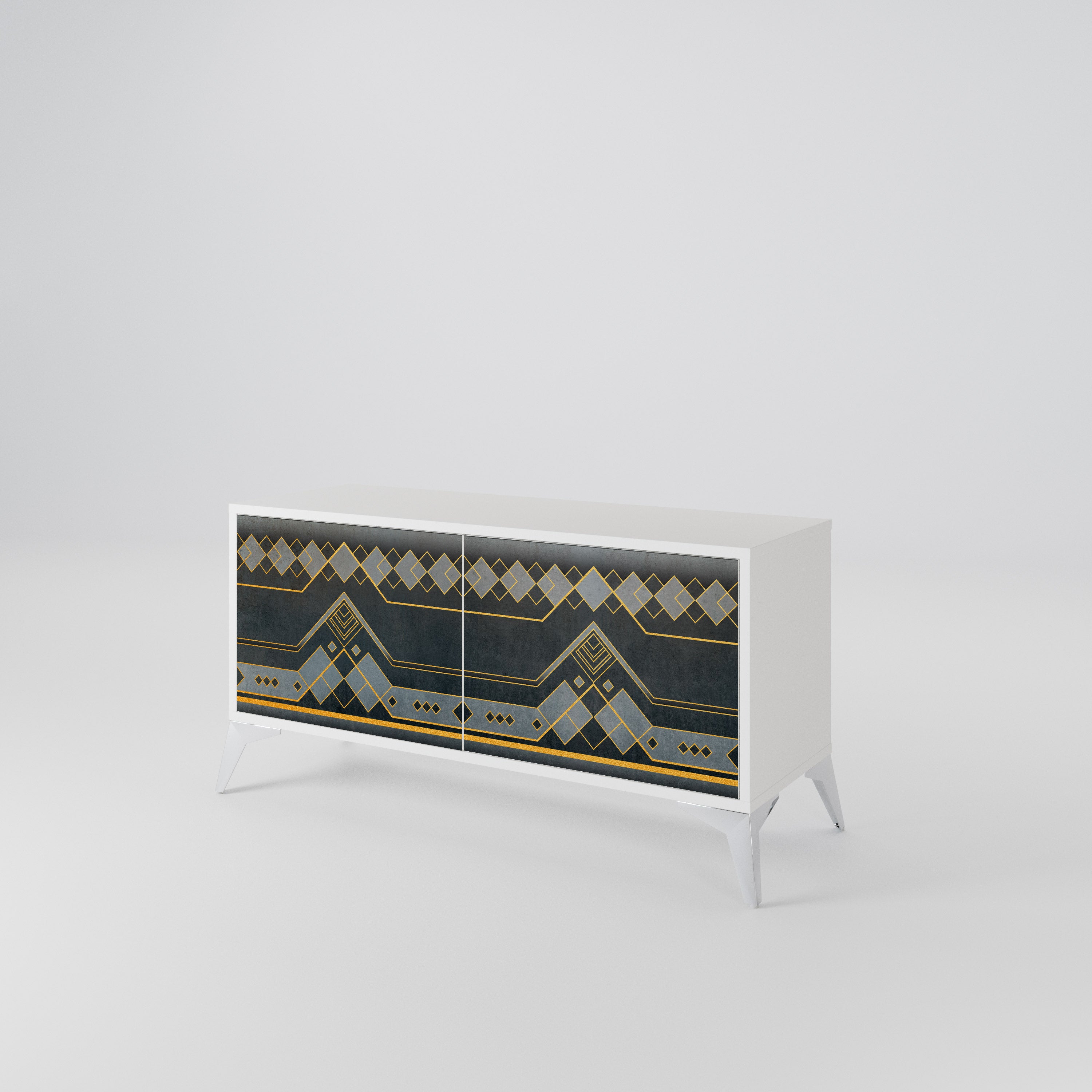 ROYAL ORDINARINESS Compact 2-Door TV Cabinet