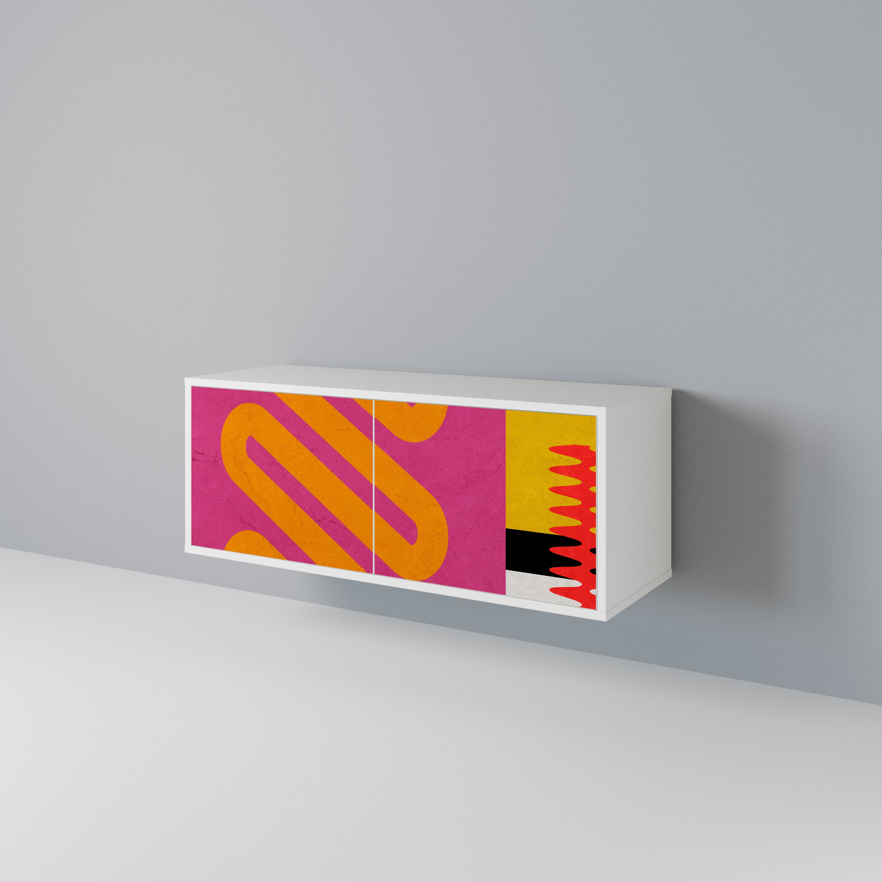 VIVID ART Kompaktes 2-türiges TV-Lowboard