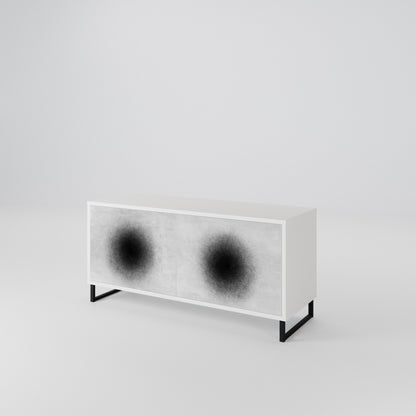 BLACK HOLE Compact 2-Door TV Cabinet