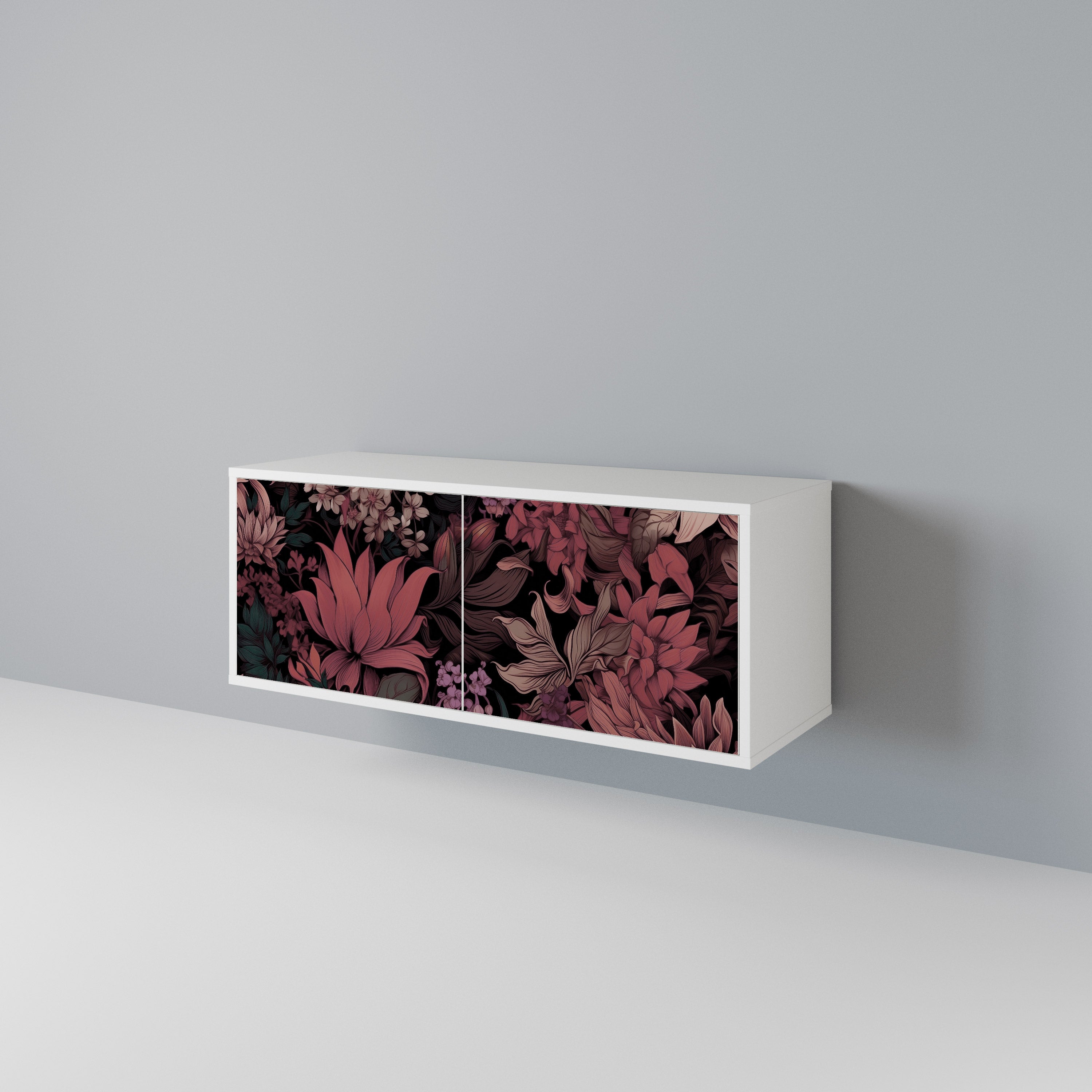 FLORAL WHISPER Kompaktes 2-türiges TV-Lowboard