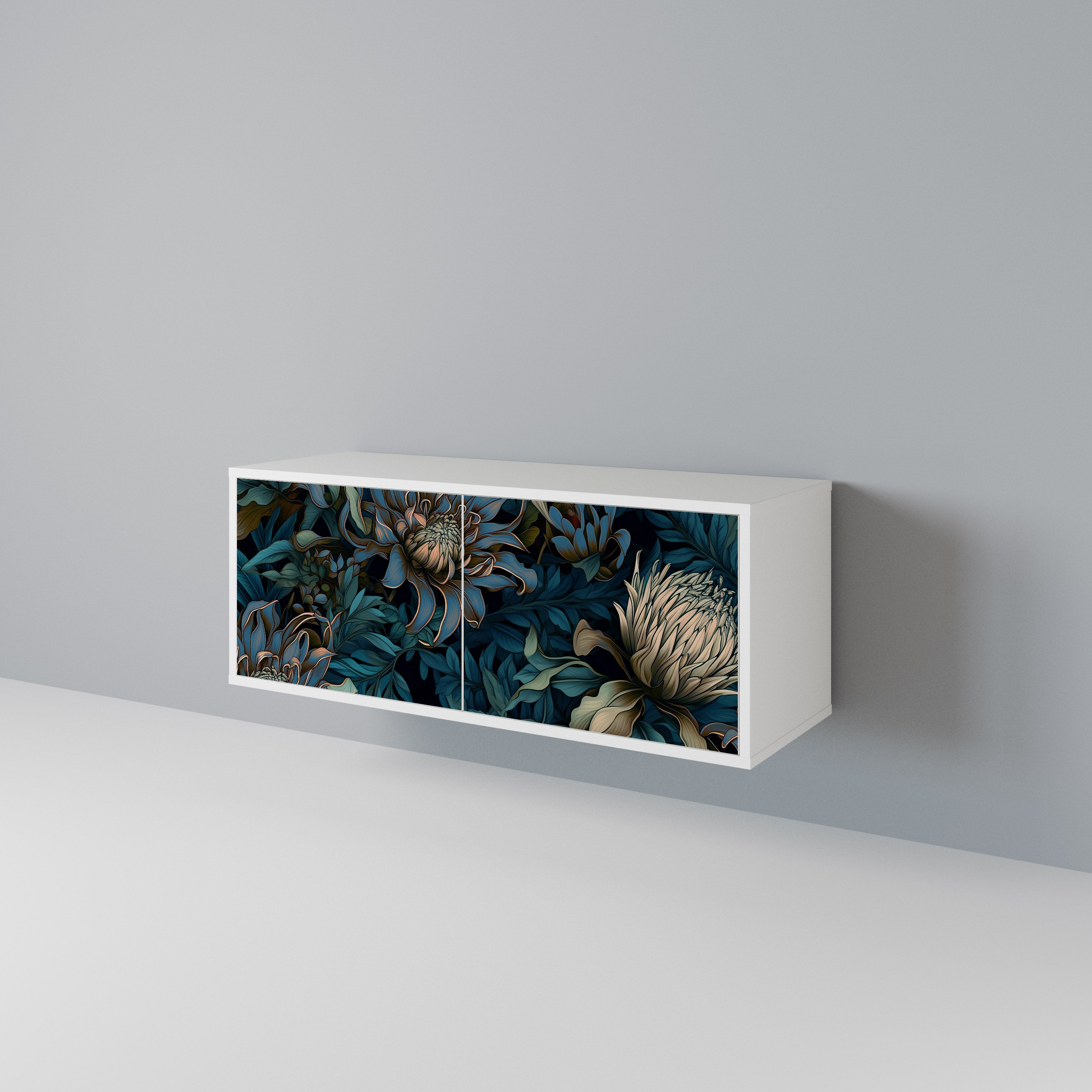 TWILIGHT BLOOM Kompaktes 2-türiges TV-Lowboard