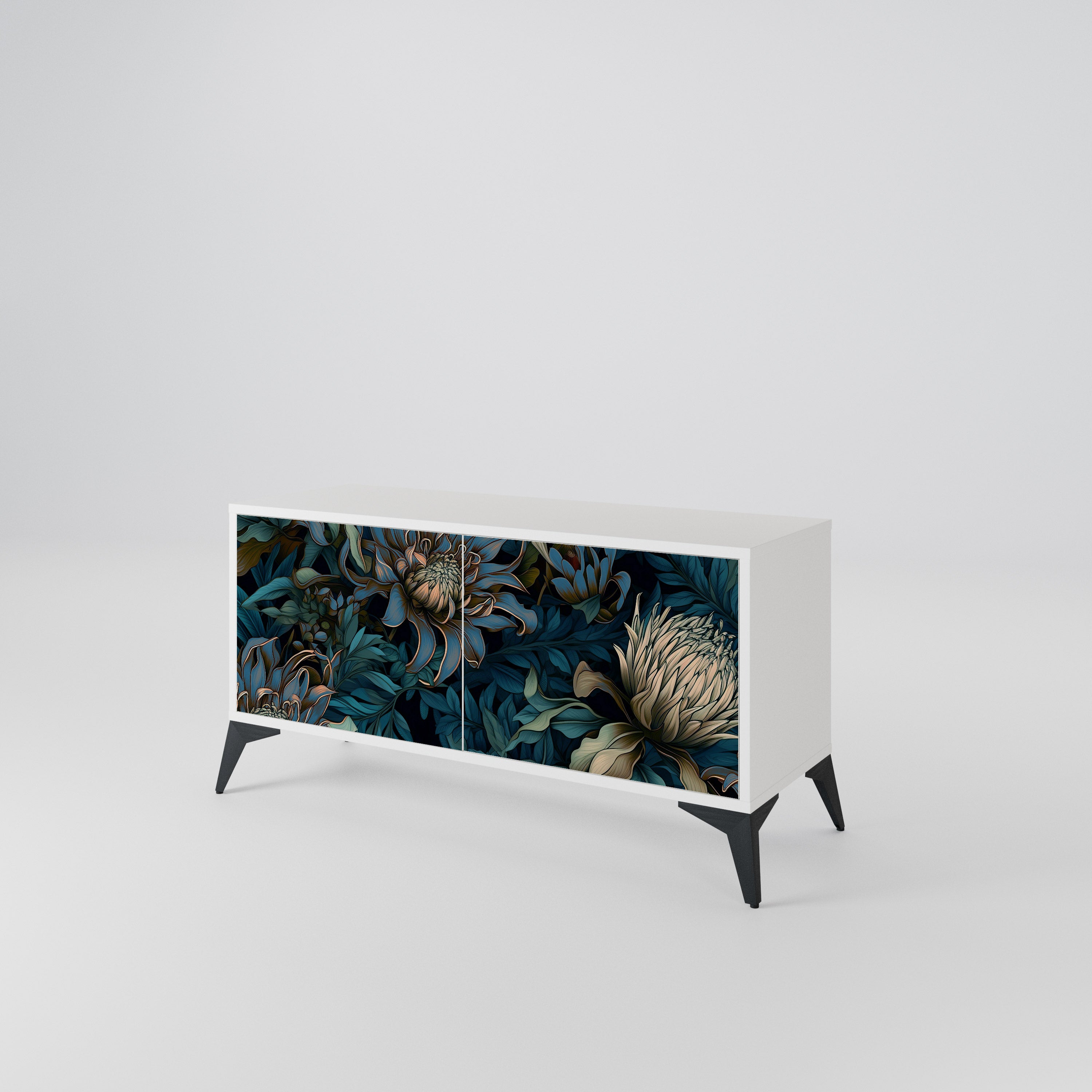 TWILIGHT BLOOM Kompaktes 2-türiges TV-Lowboard