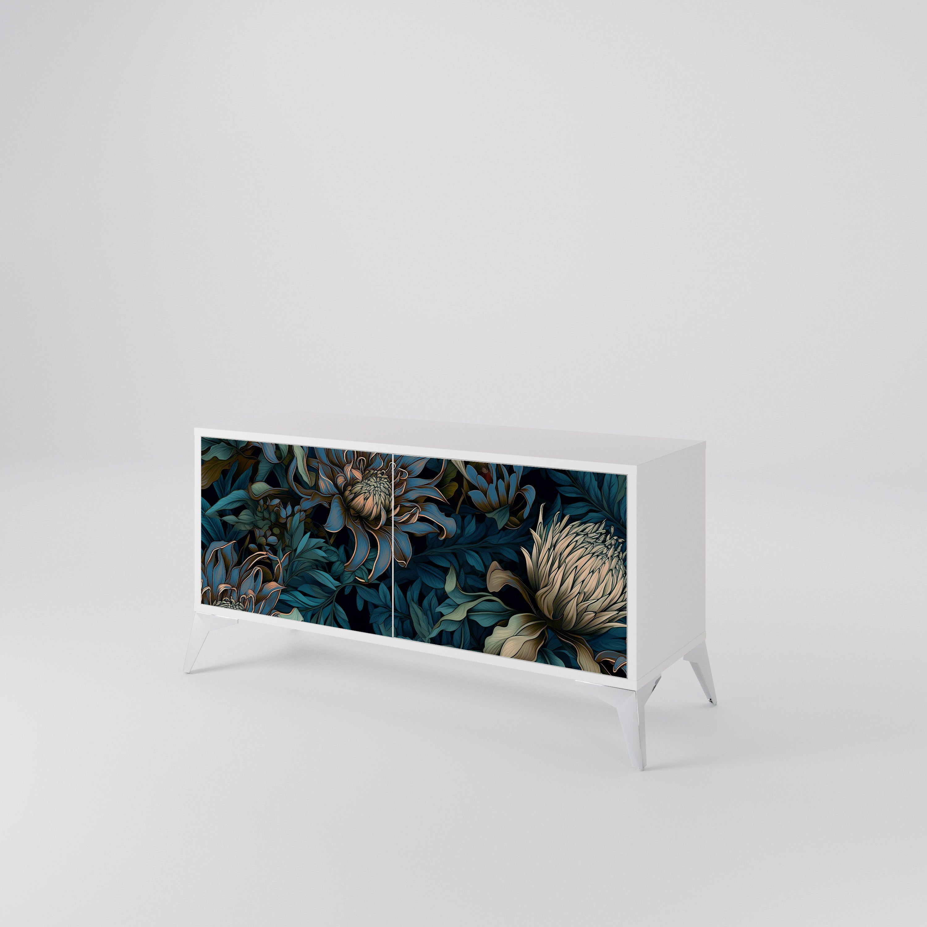 TWILIGHT BLOOM Kompaktes 2-türiges TV-Lowboard