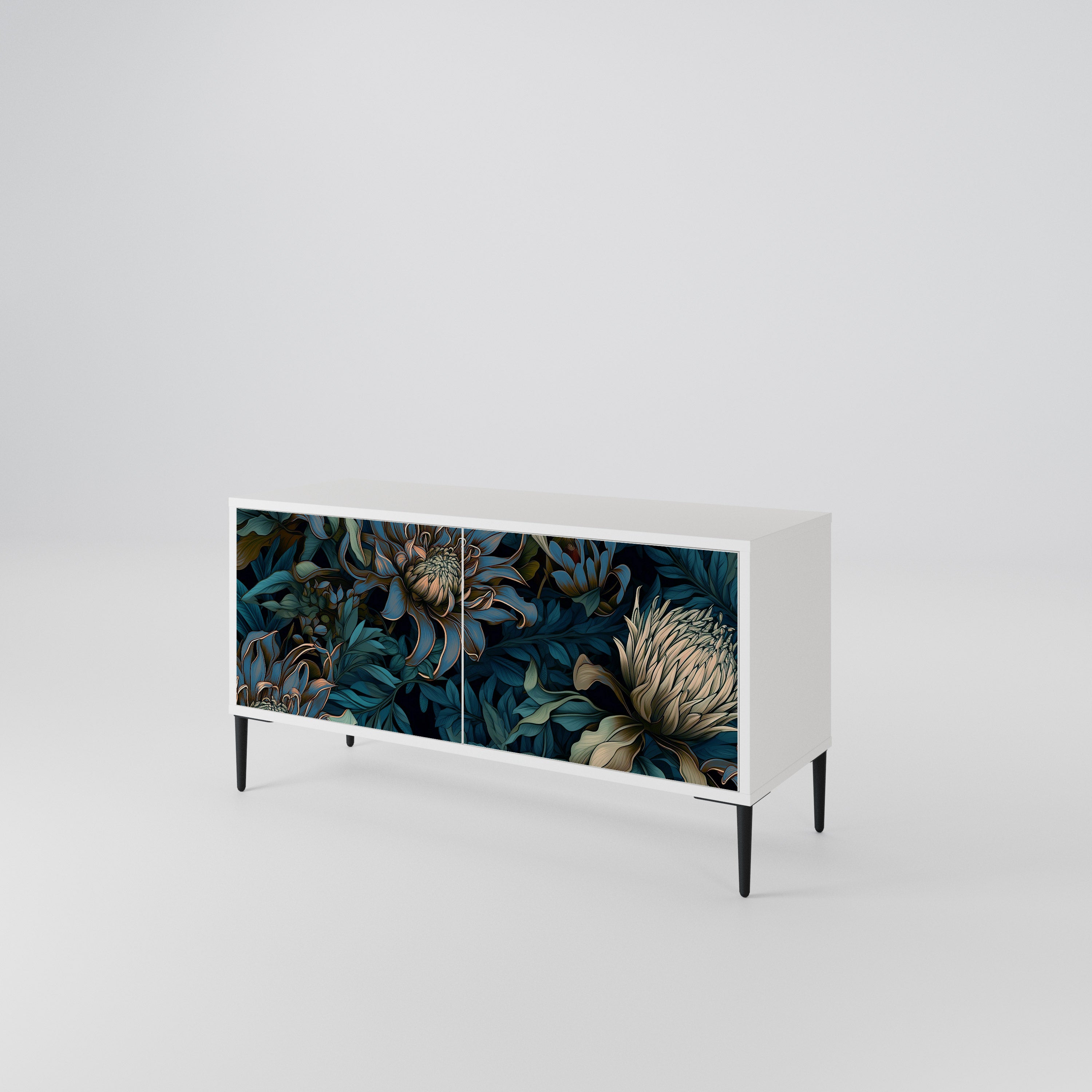 TWILIGHT BLOOM Kompaktes 2-türiges TV-Lowboard