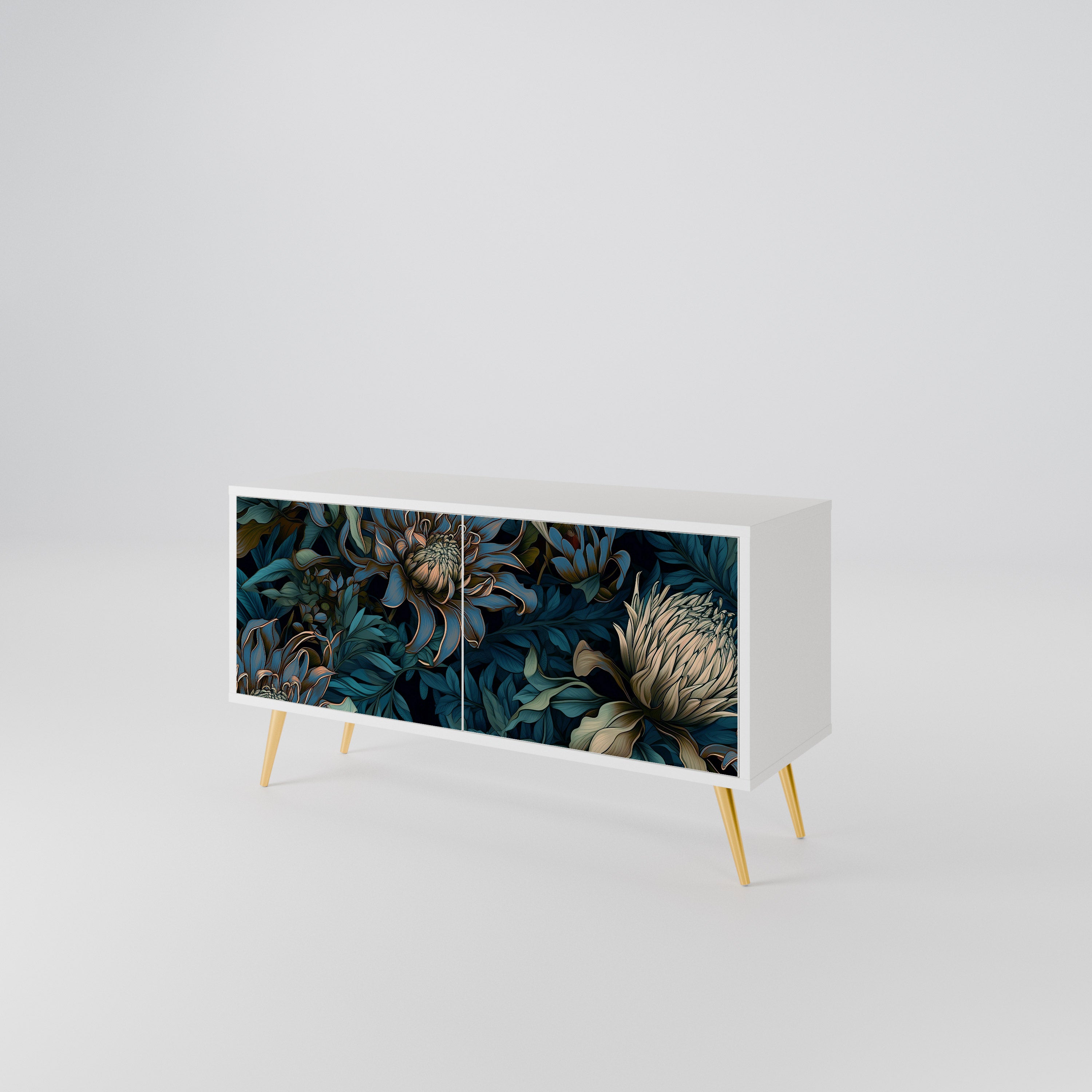 TWILIGHT BLOOM Kompaktes 2-türiges TV-Lowboard