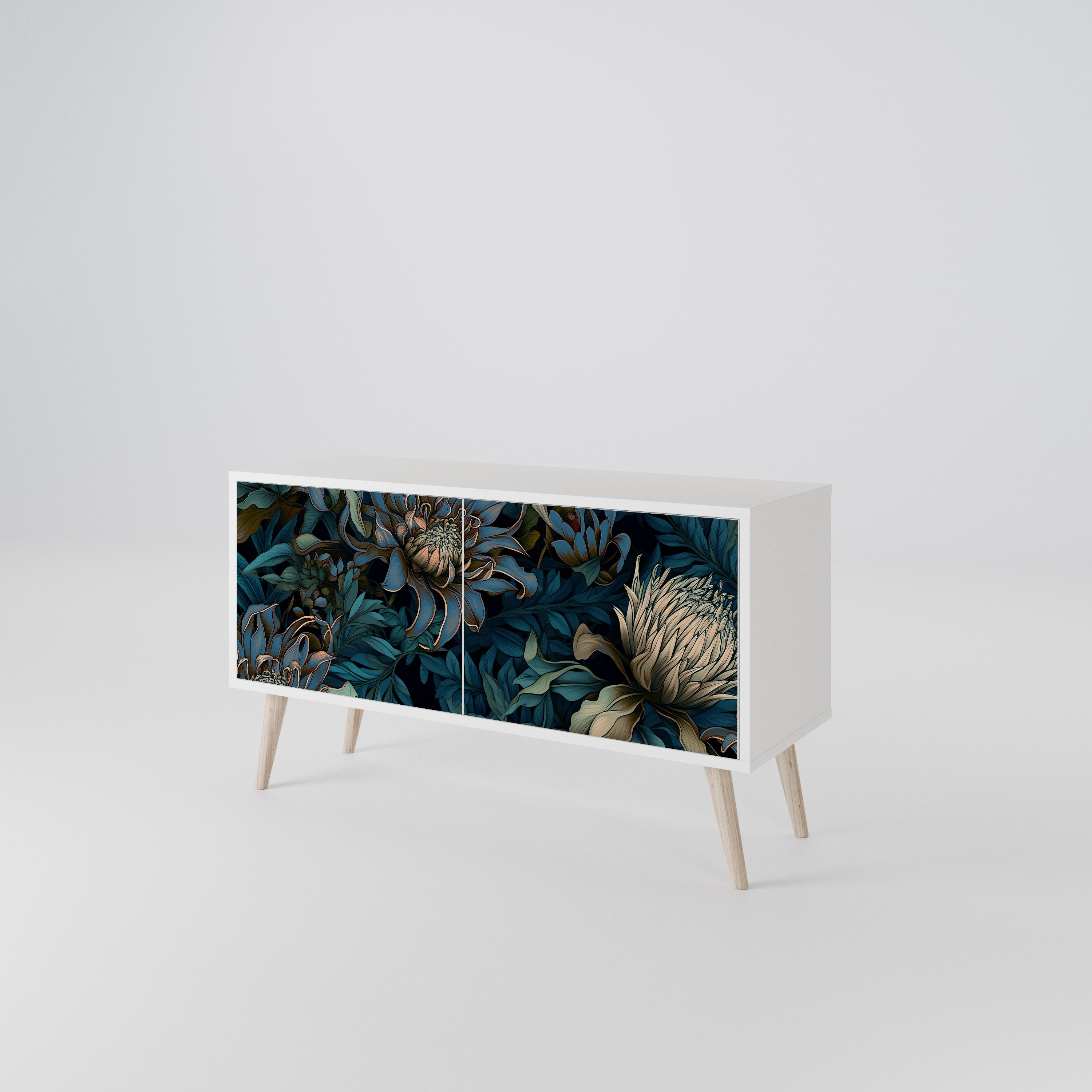 TWILIGHT BLOOM Kompaktes 2-türiges TV-Lowboard
