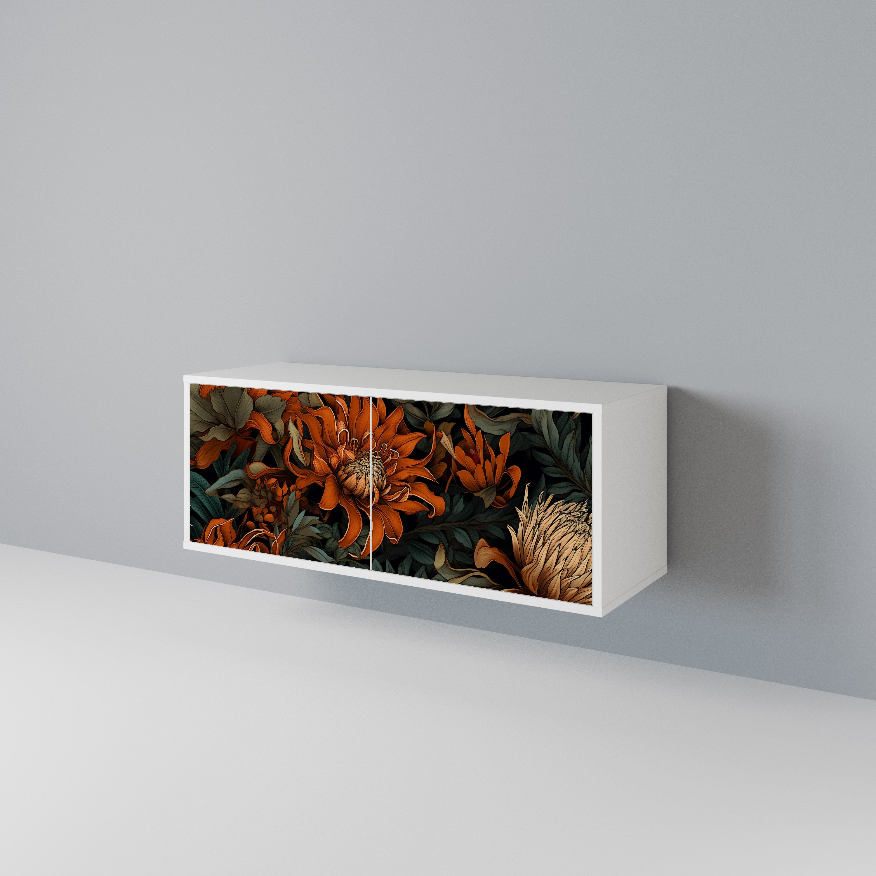 DAWN BLOOM Kompaktes 2-türiges TV-Lowboard