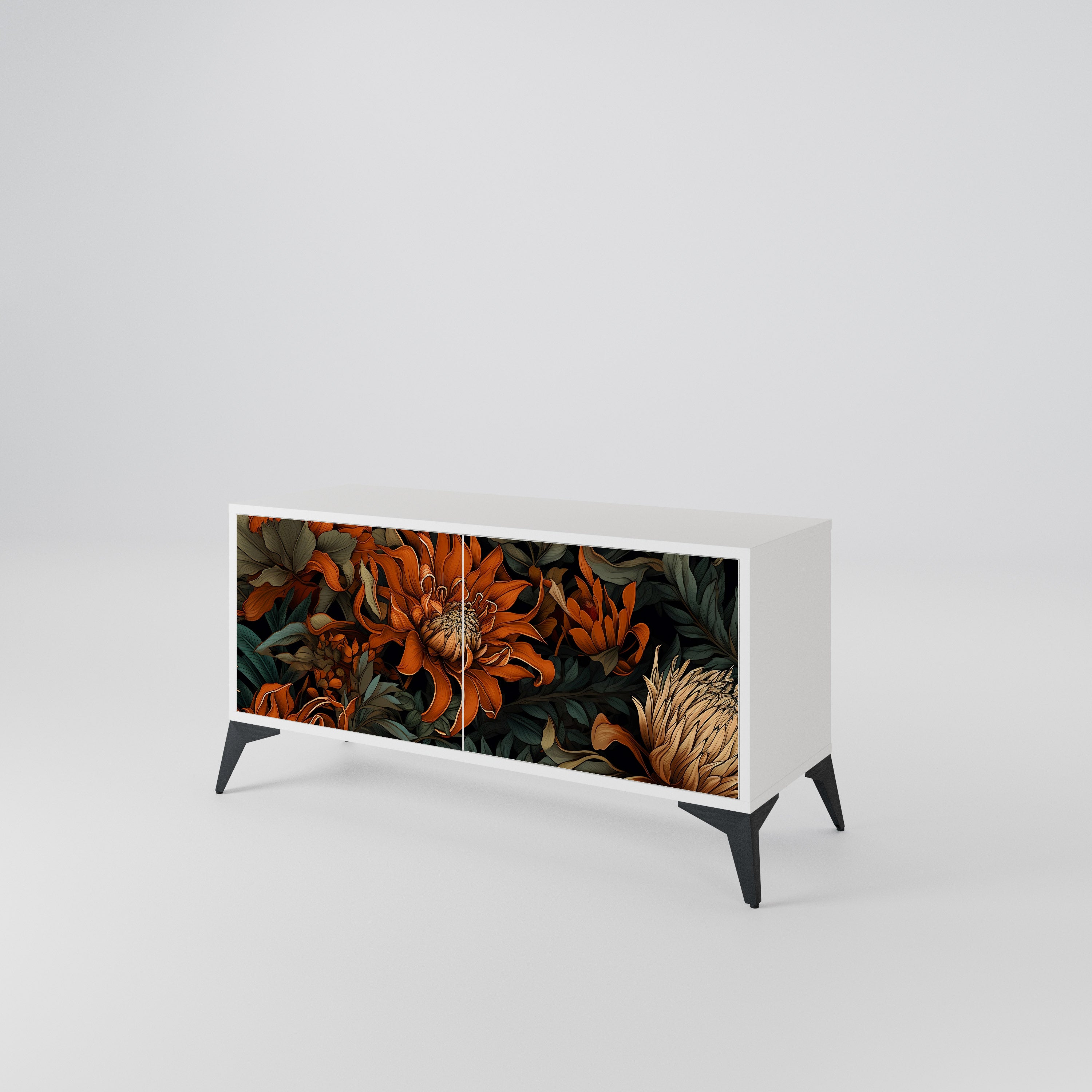 DAWN BLOOM Kompaktes 2-türiges TV-Lowboard