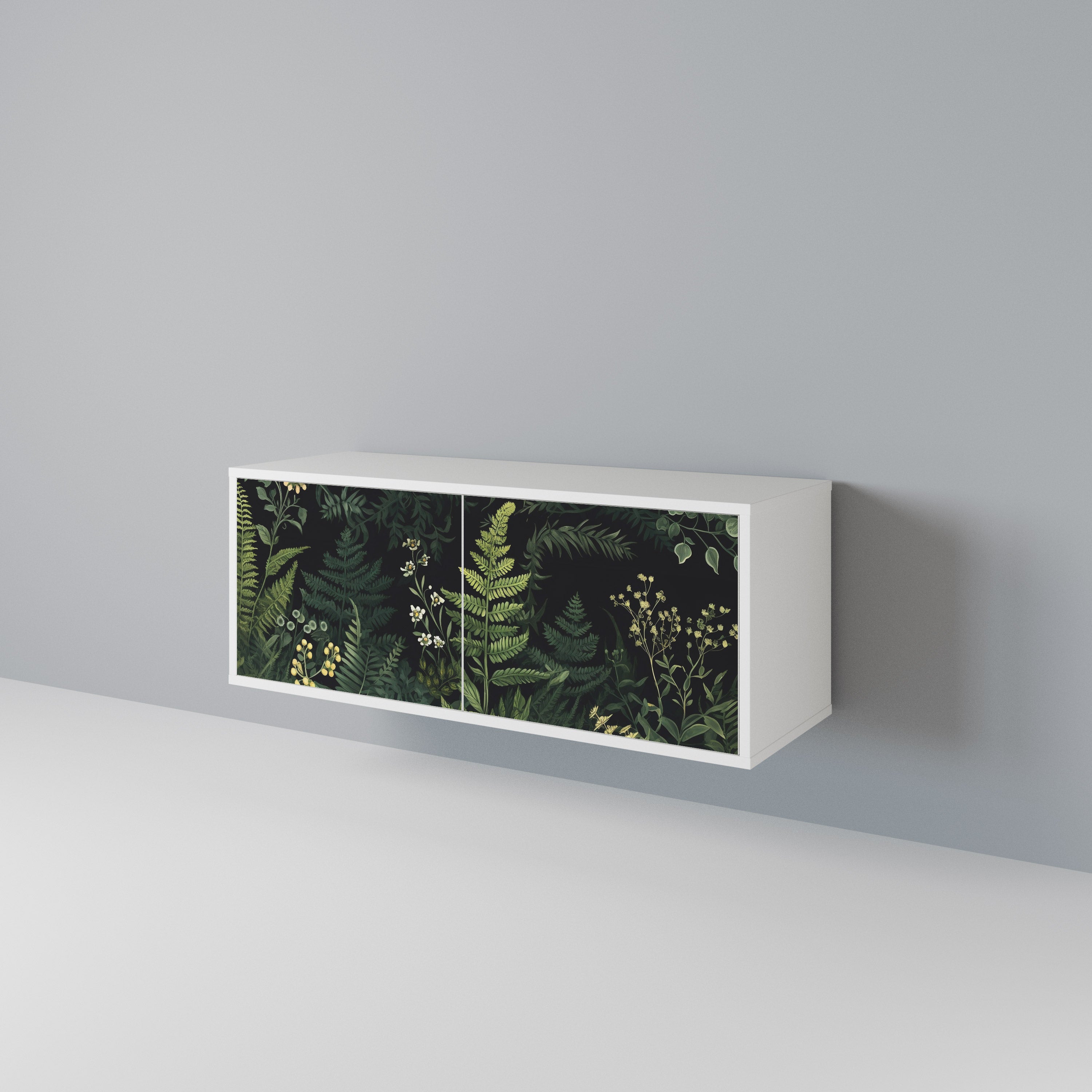 FERN FLOWERS Kompaktes 2-türiges TV-Lowboard