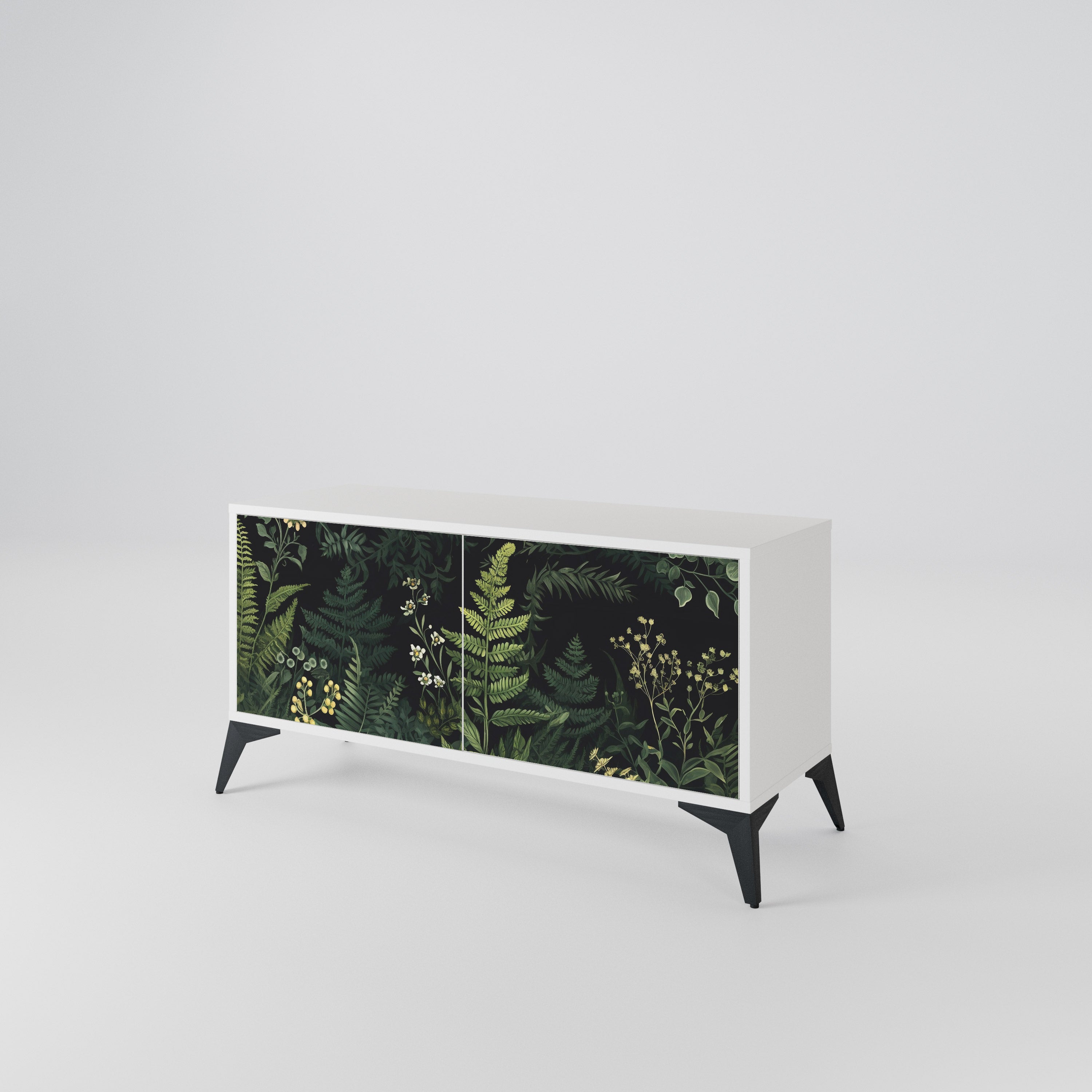 FERN FLOWERS Kompaktes 2-türiges TV-Lowboard