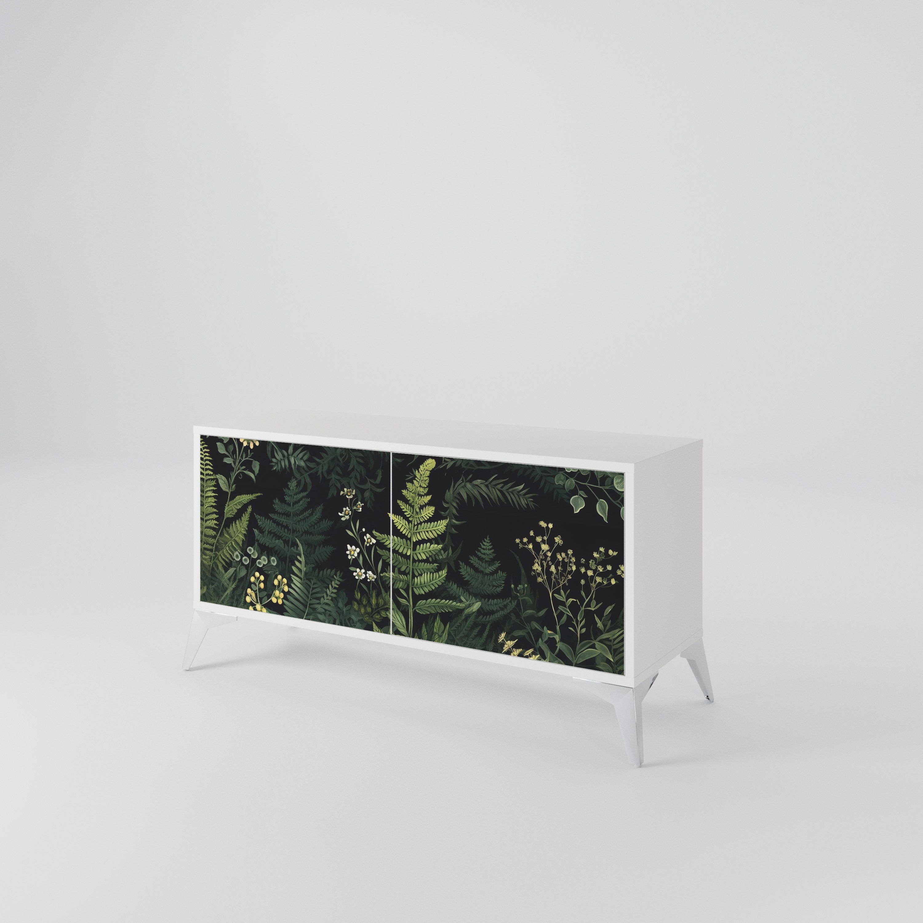 FERN FLOWERS Kompaktes 2-türiges TV-Lowboard