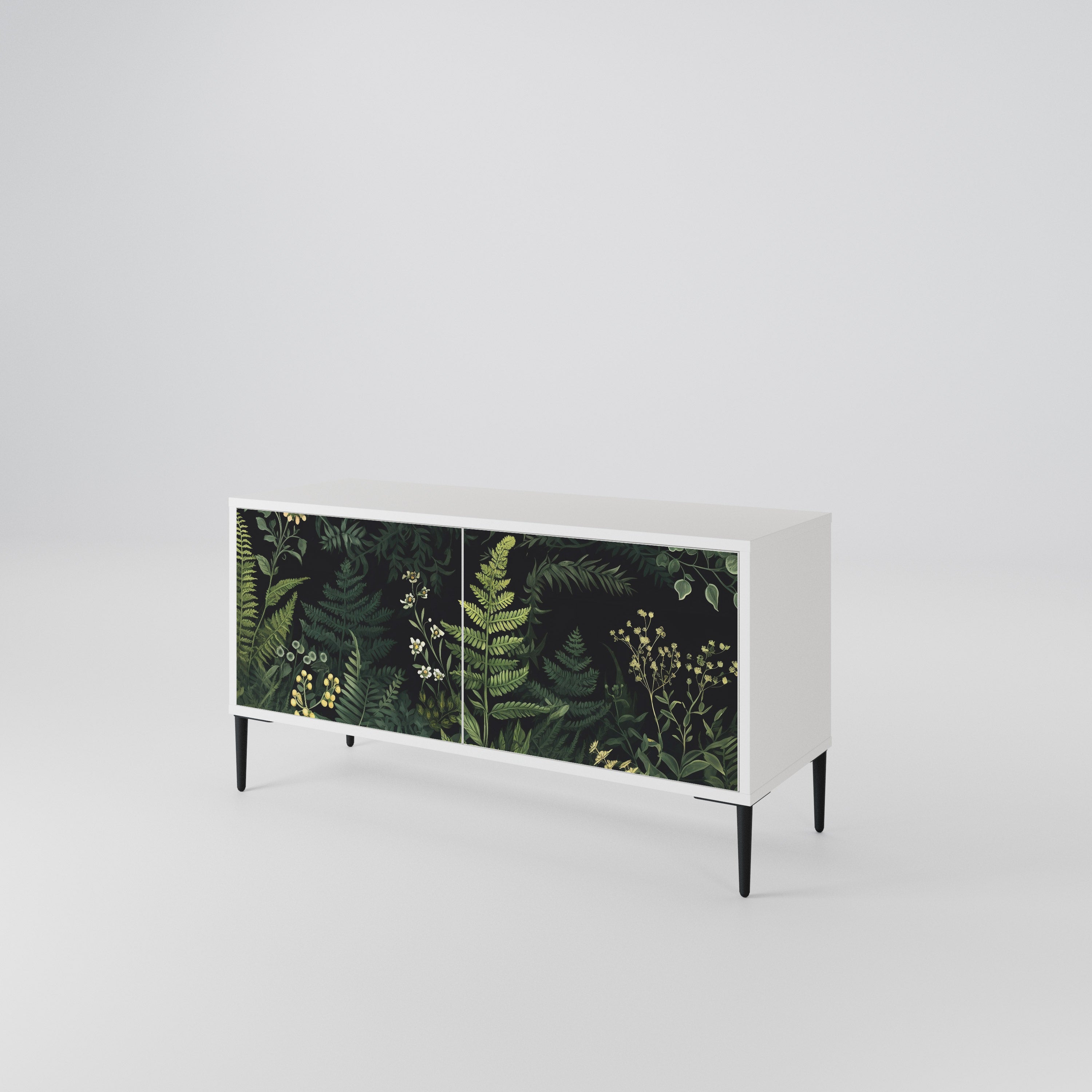 FERN FLOWERS Kompaktes 2-türiges TV-Lowboard