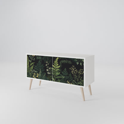 FERN FLOWERS Kompaktes 2-türiges TV-Lowboard