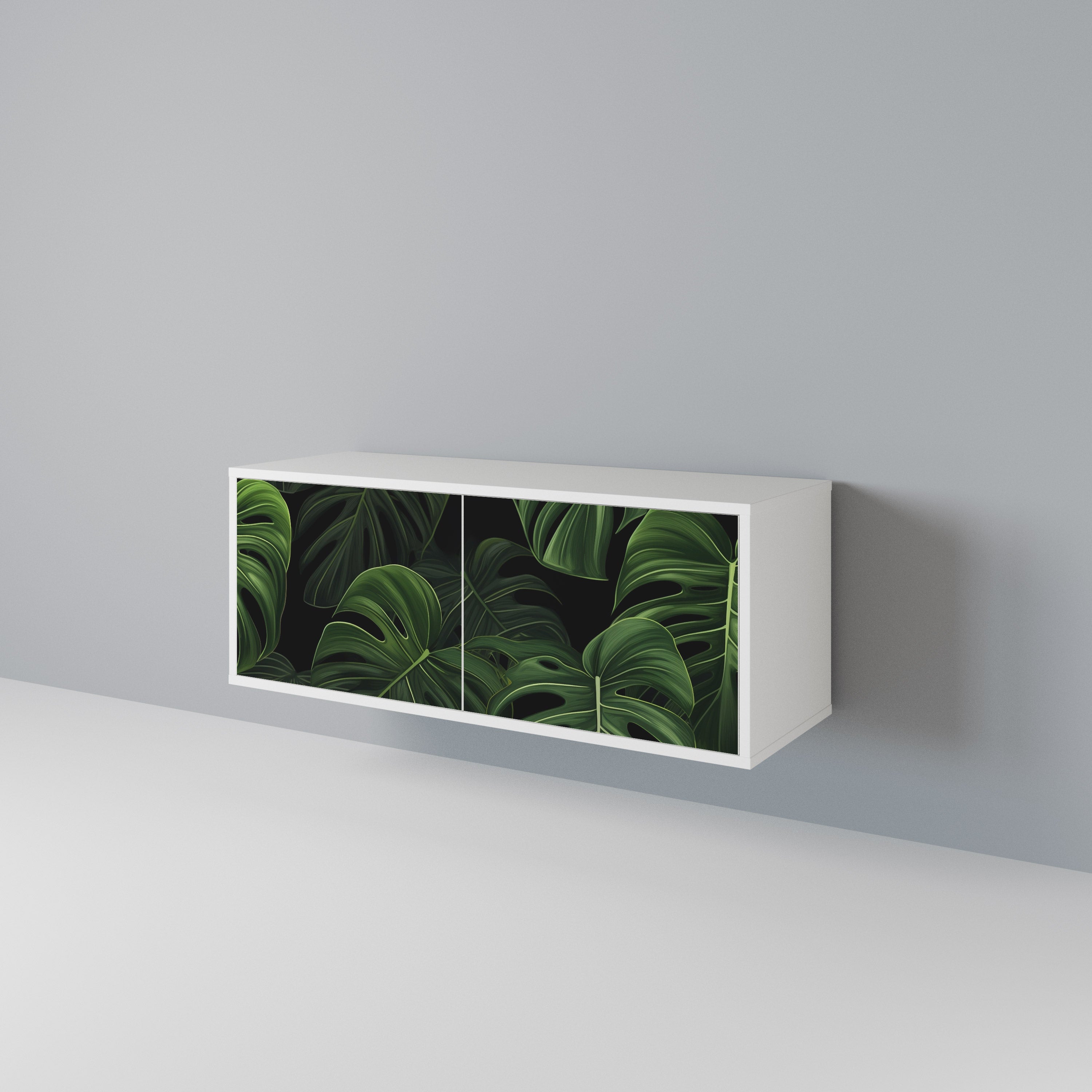 INFINITE MONSTERA Kompaktes 2-türiges TV-Lowboard