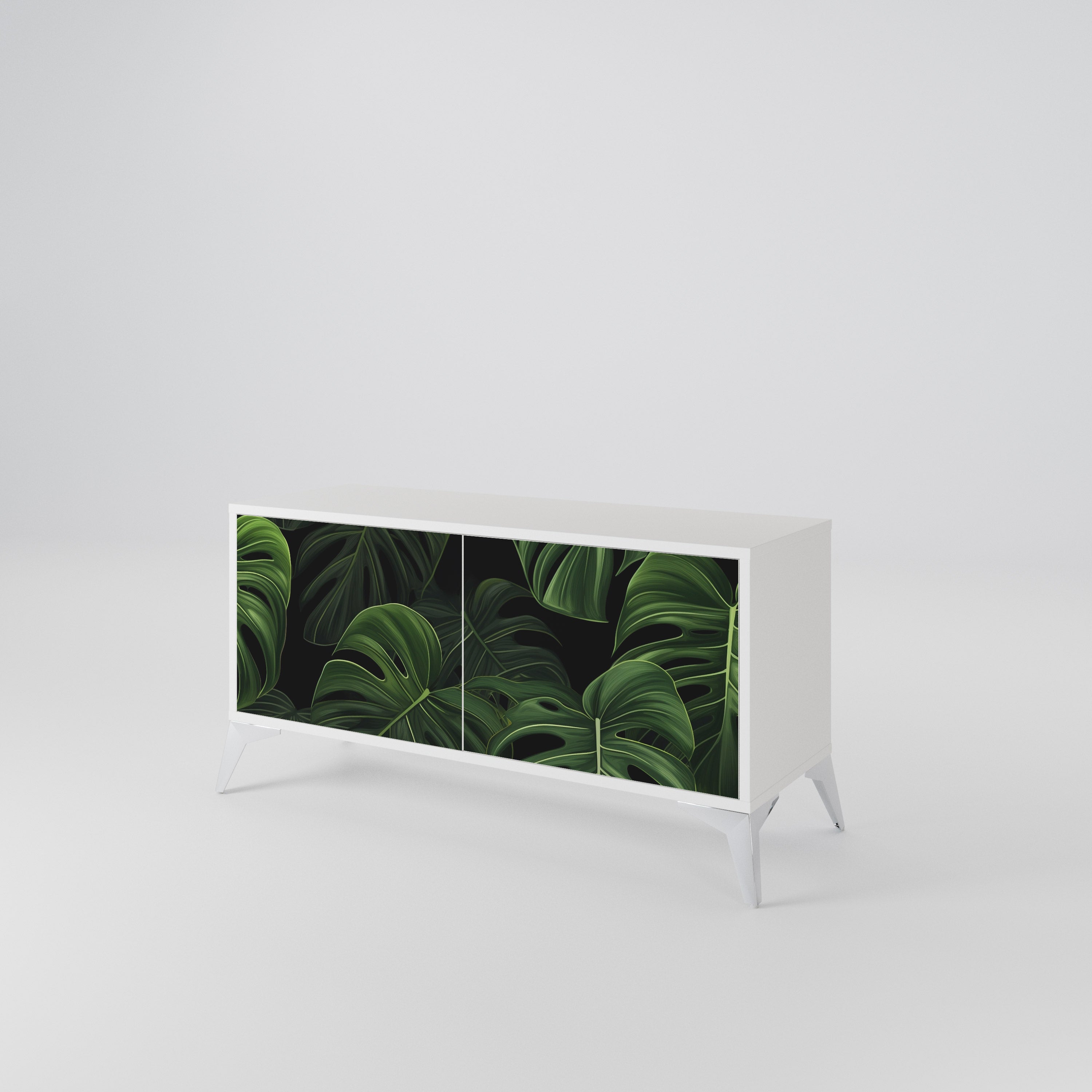 INFINITE MONSTERA Kompaktes 2-türiges TV-Lowboard