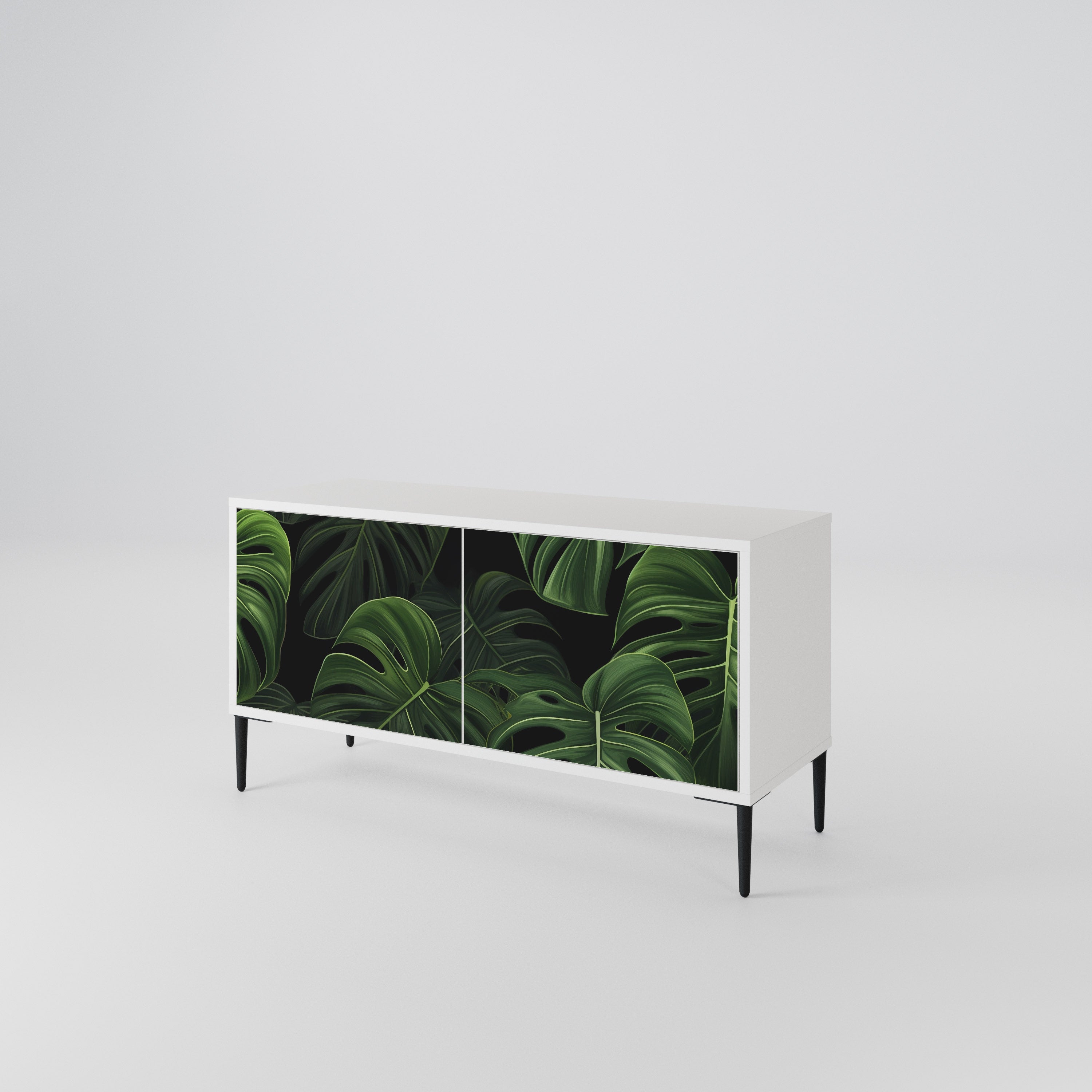 INFINITE MONSTERA Kompaktes 2-türiges TV-Lowboard