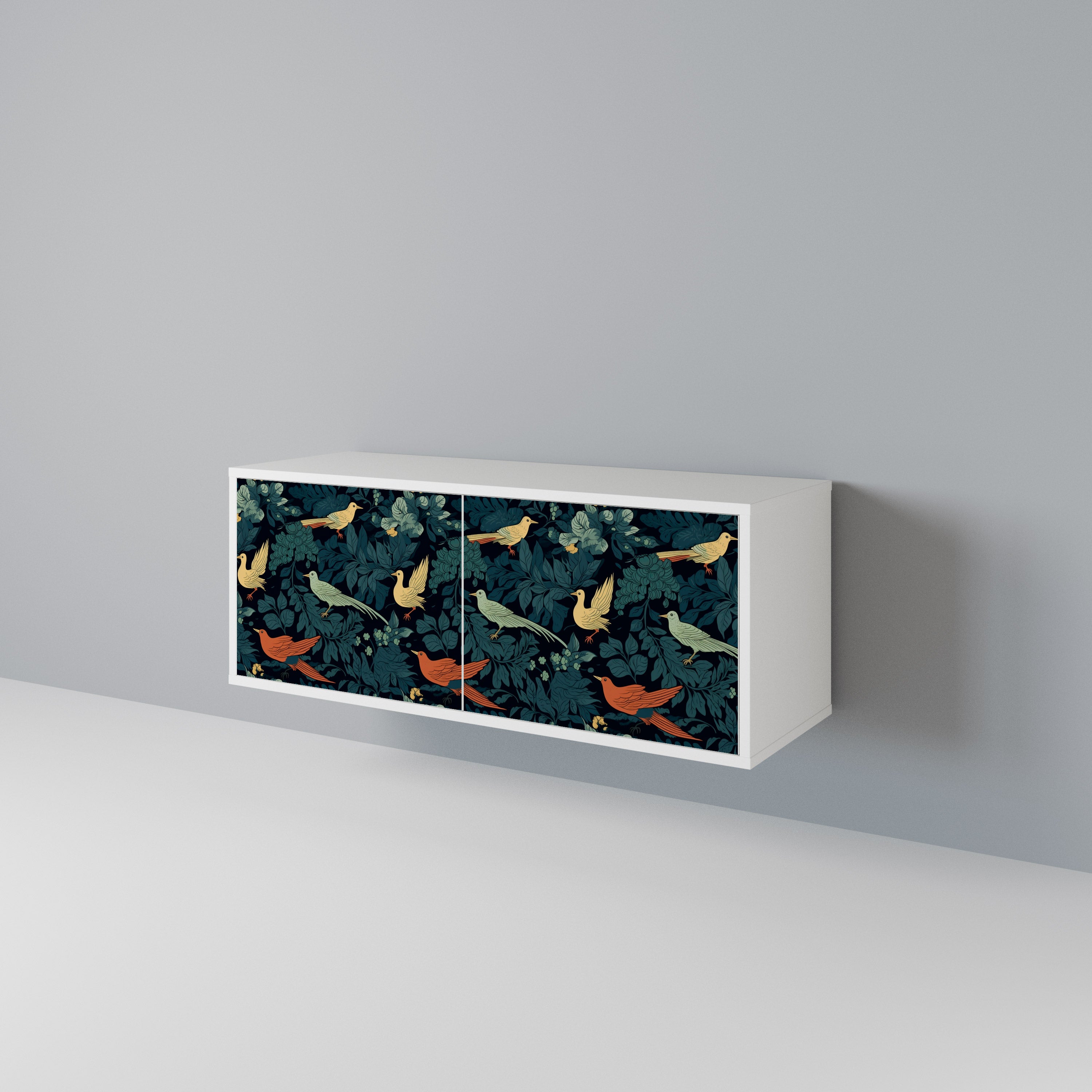 FOWL ORNAMENT Kompaktes 2-türiges TV-Lowboard